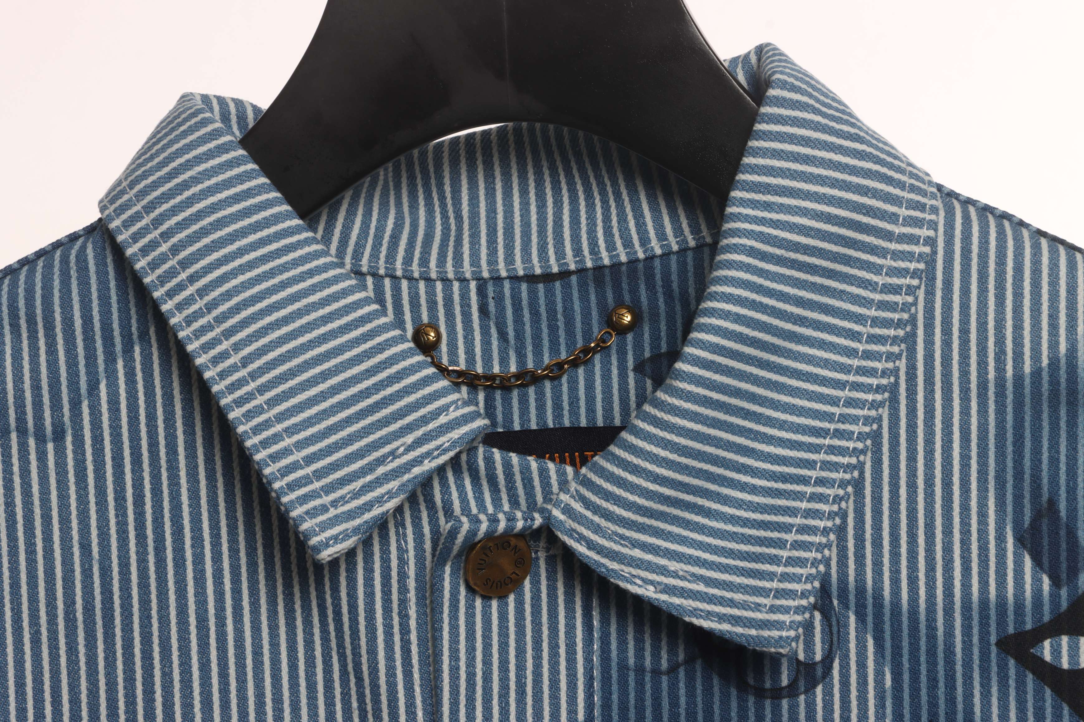 Louis Vuitton Ink And Monogram Denim Jacket