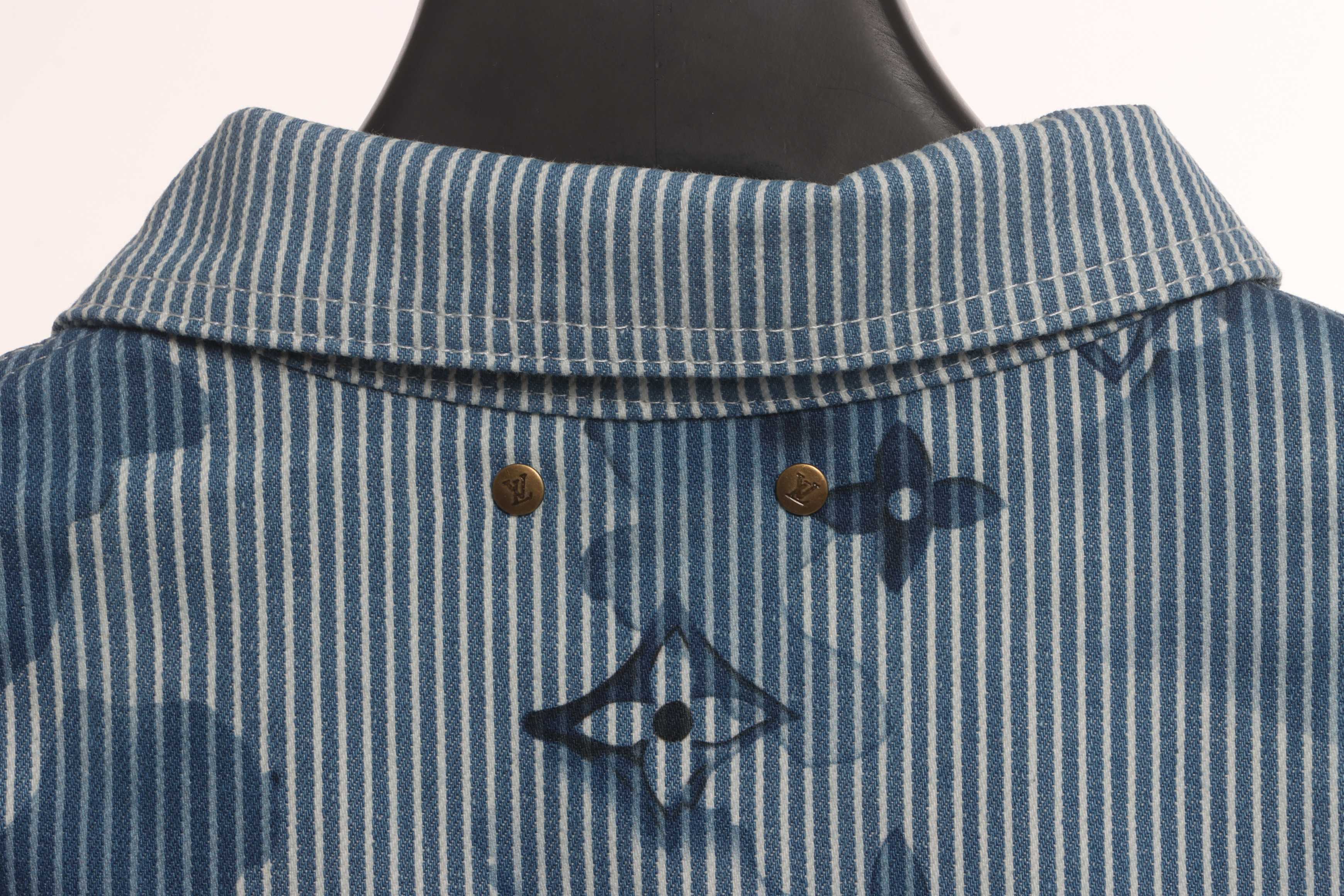 Louis Vuitton Ink And Monogram Denim Jacket