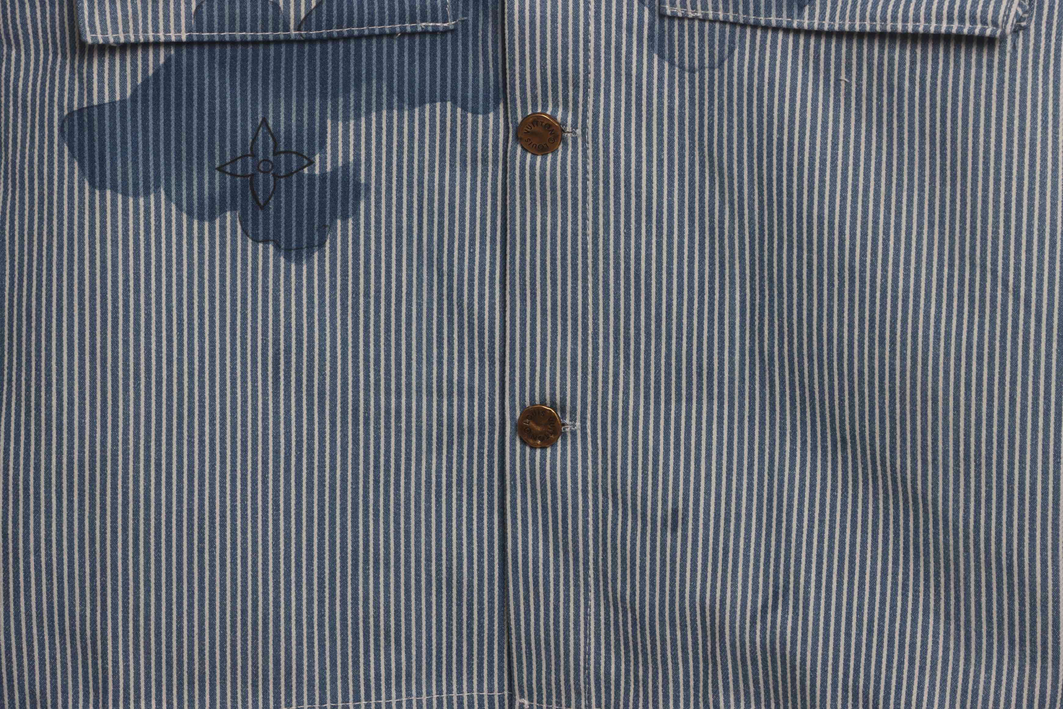 Louis Vuitton Ink And Monogram Denim Jacket
