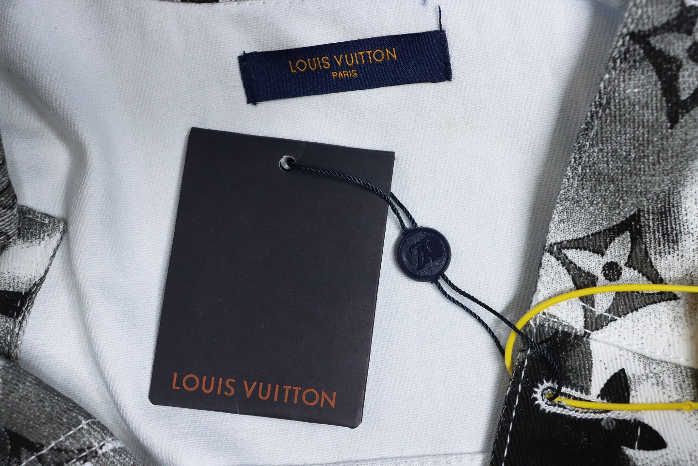 Louis Vuitton Ink Camouflage Monogram Print Denim Jacket