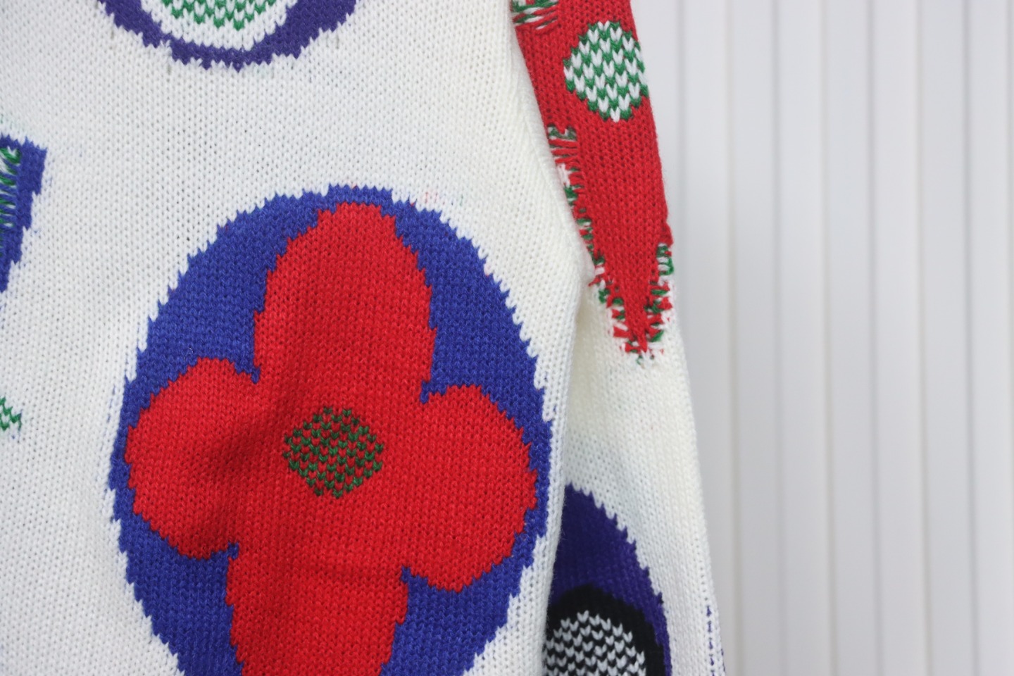 Louis Vuitton Jacquard Logo Knitted Crewneck Sweater