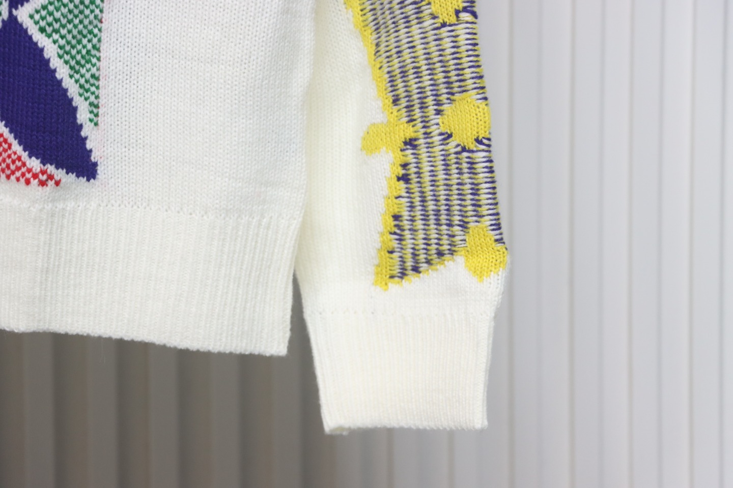 Louis Vuitton Jacquard Logo Knitted Crewneck Sweater