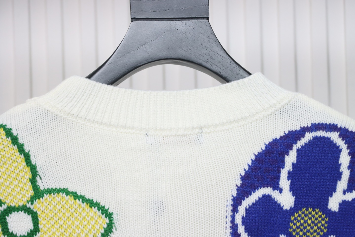 Louis Vuitton Jacquard Logo Knitted Crewneck Sweater