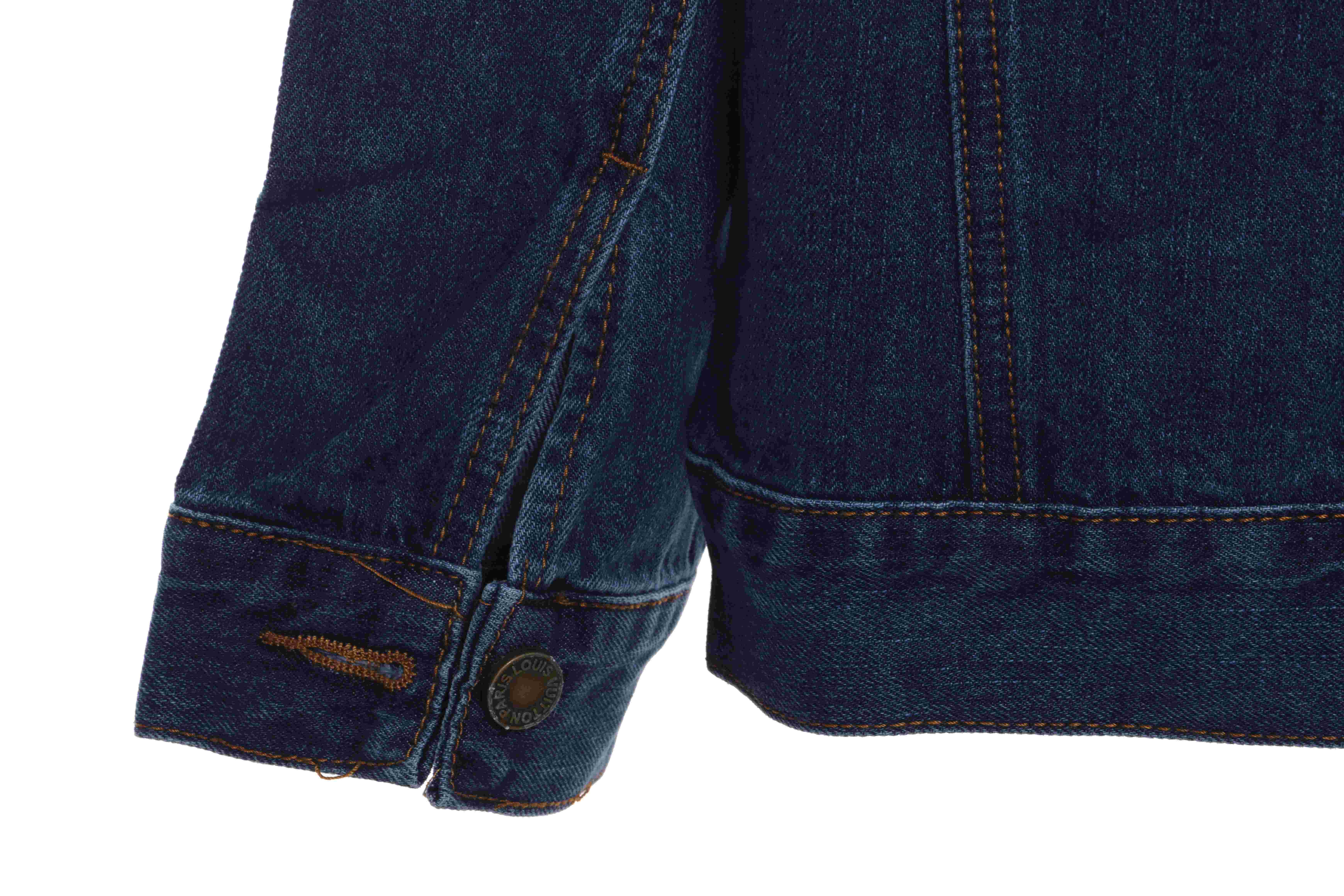 Louis Vuitton Monogram Canvas Pocket Denim Jacket Blue