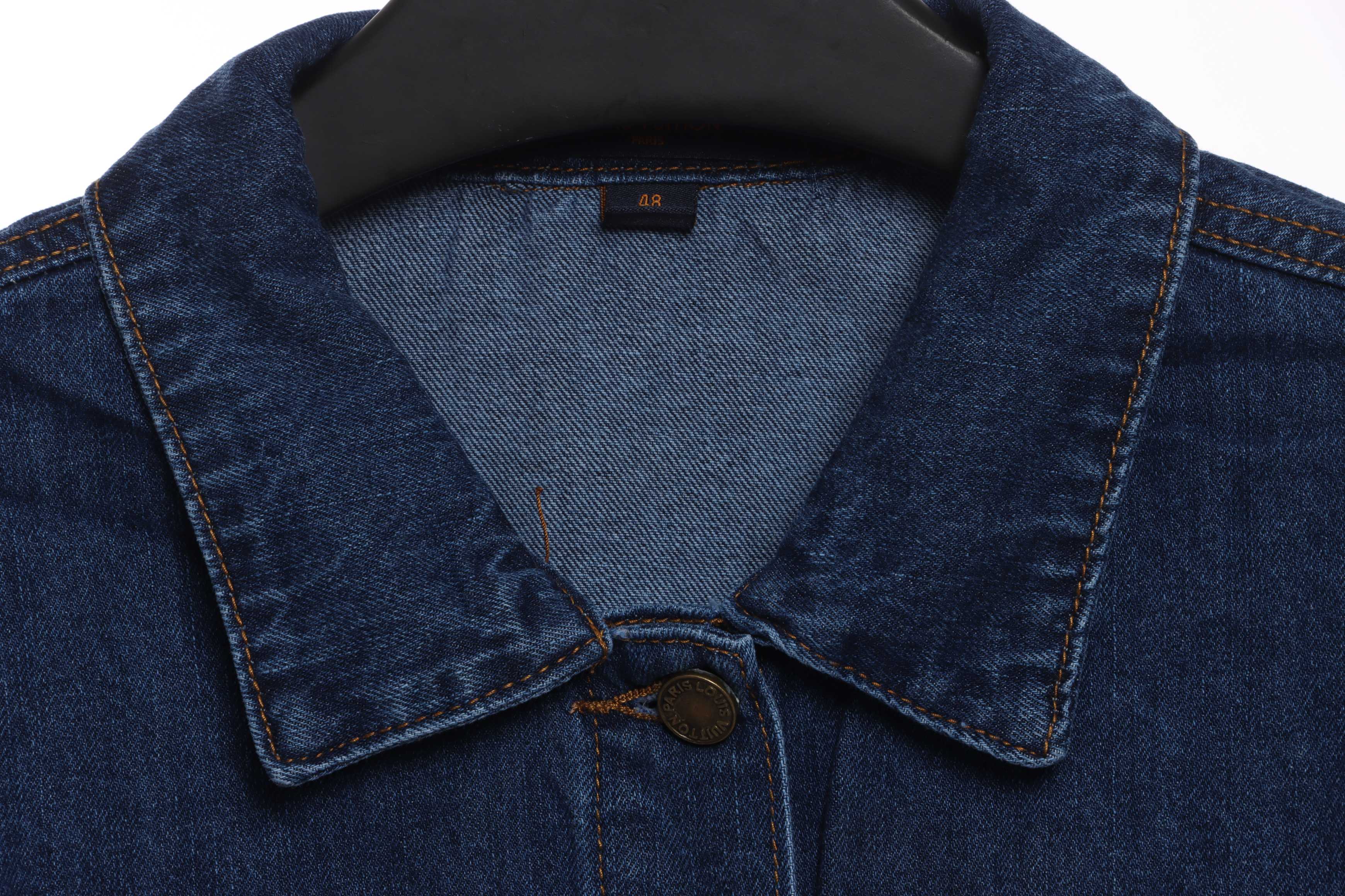 Louis Vuitton Monogram Canvas Pocket Denim Jacket Blue