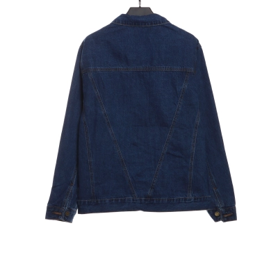 Louis Vuitton Monogram Canvas Pocket Denim Jacket Blue 02