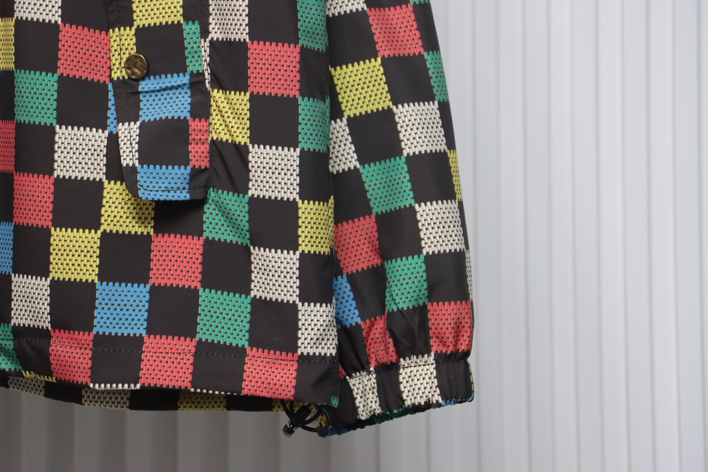 Louis Vuitton Monogram Checkerboard Hooded Windbreaker Jacket