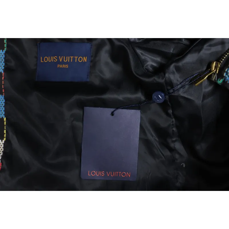 Louis Vuitton Monogram Checkerboard Hooded Windbreaker Jacket