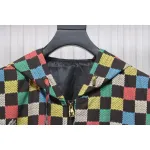 Louis Vuitton Monogram Checkerboard Hooded Windbreaker Jacket