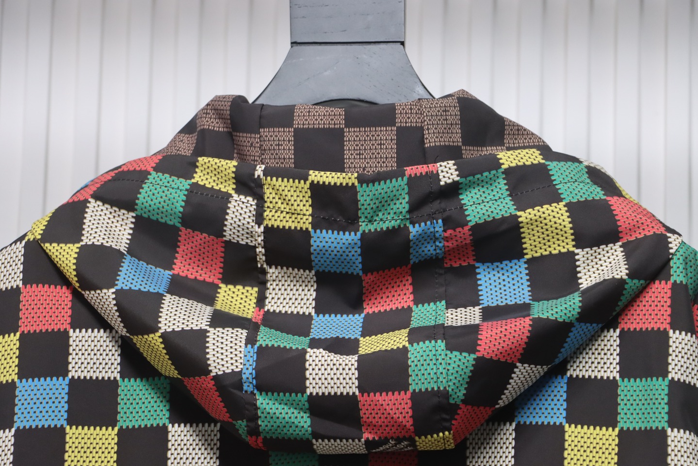 Louis Vuitton Monogram Checkerboard Hooded Windbreaker Jacket