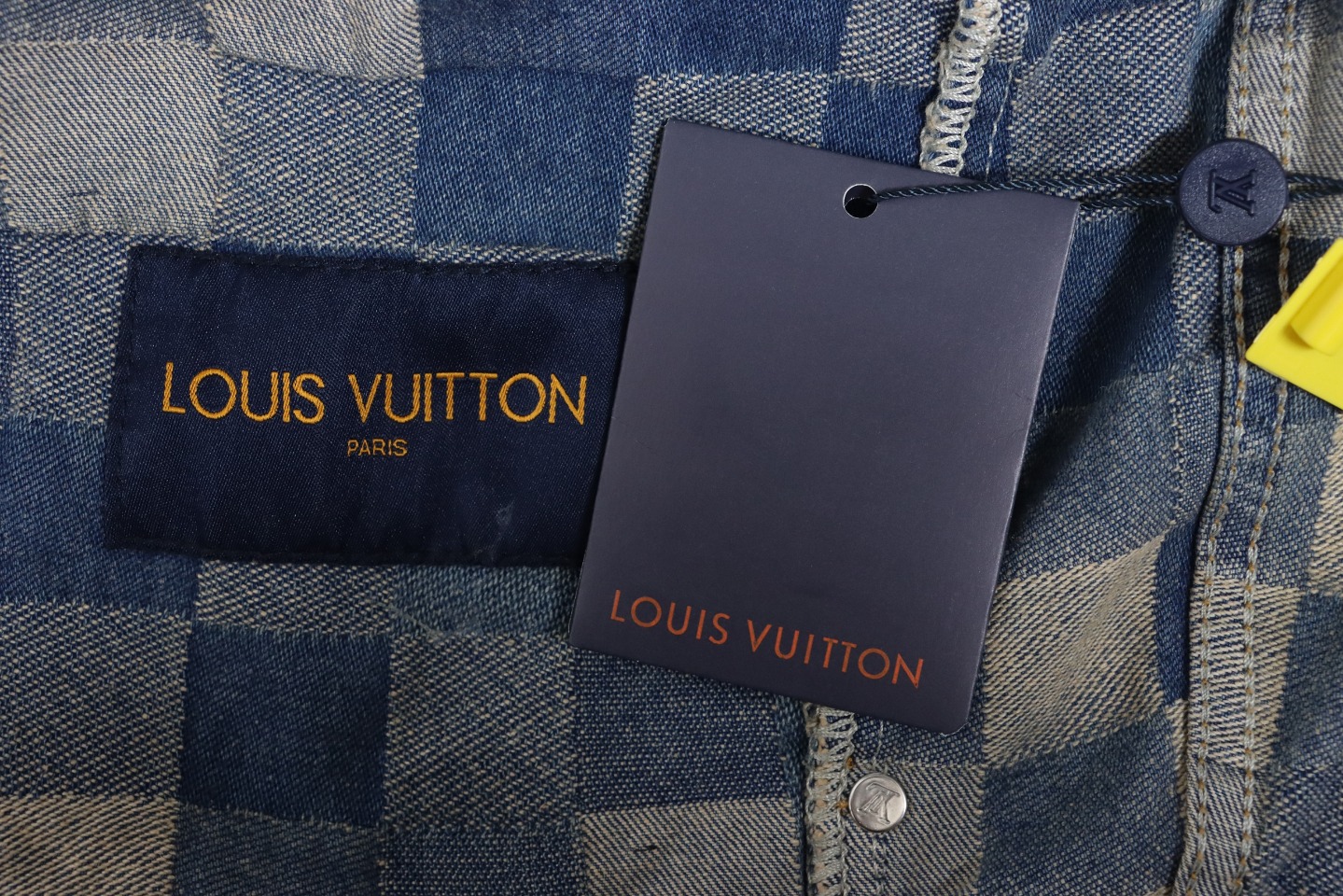 Louis Vuitton Pixel Checkerboard Denim Jacket