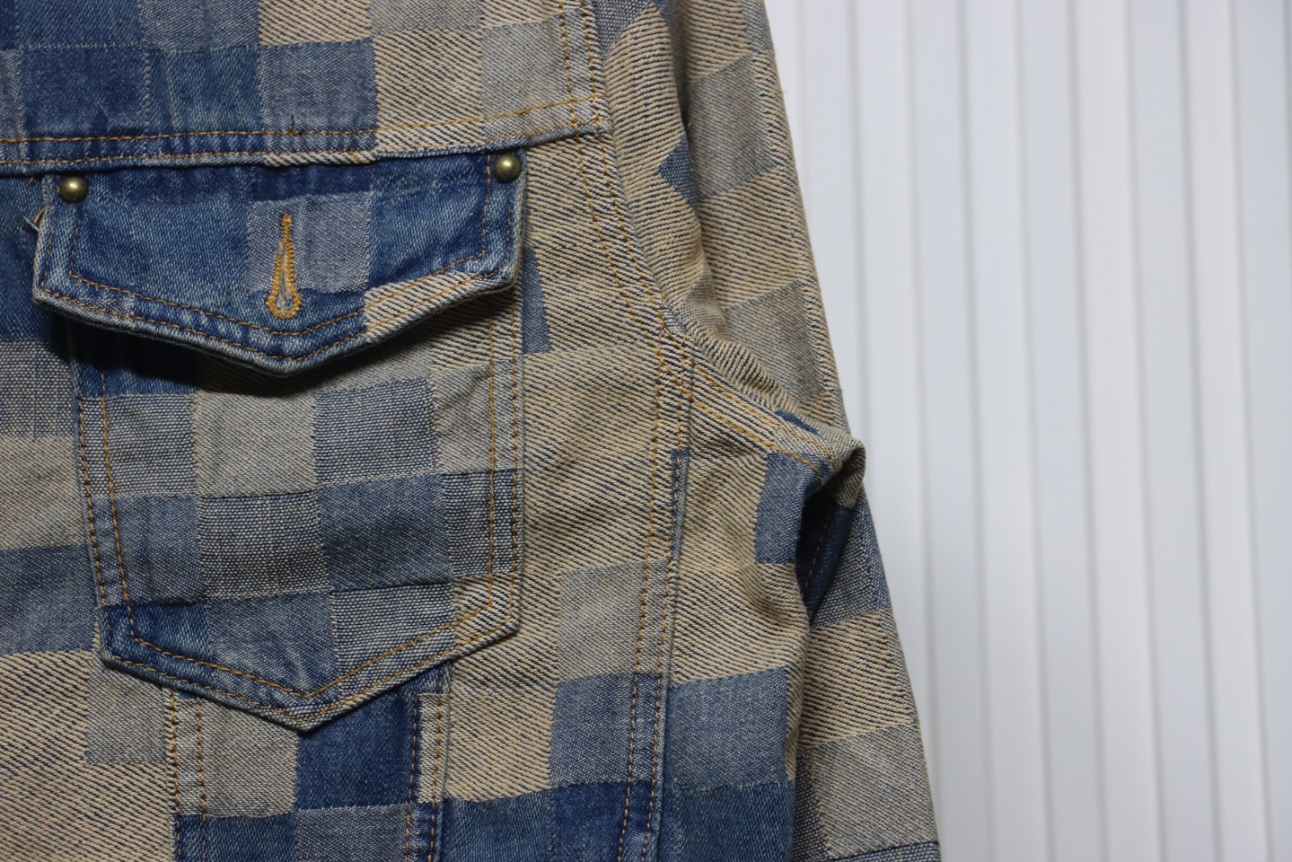 Louis Vuitton Pixel Checkerboard Denim Jacket