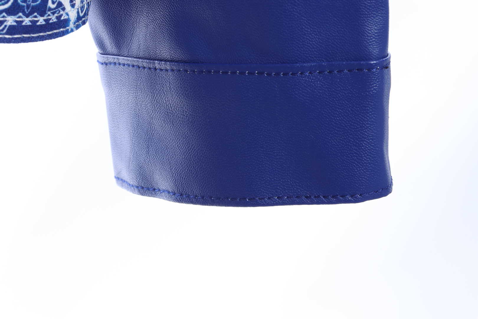 Louis Vuitton Scarf Print Leather And Denim Jacket