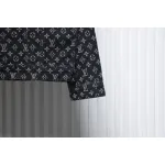 Louis Vuitton Simple All-Over Jacquard Logo Denim Jacket