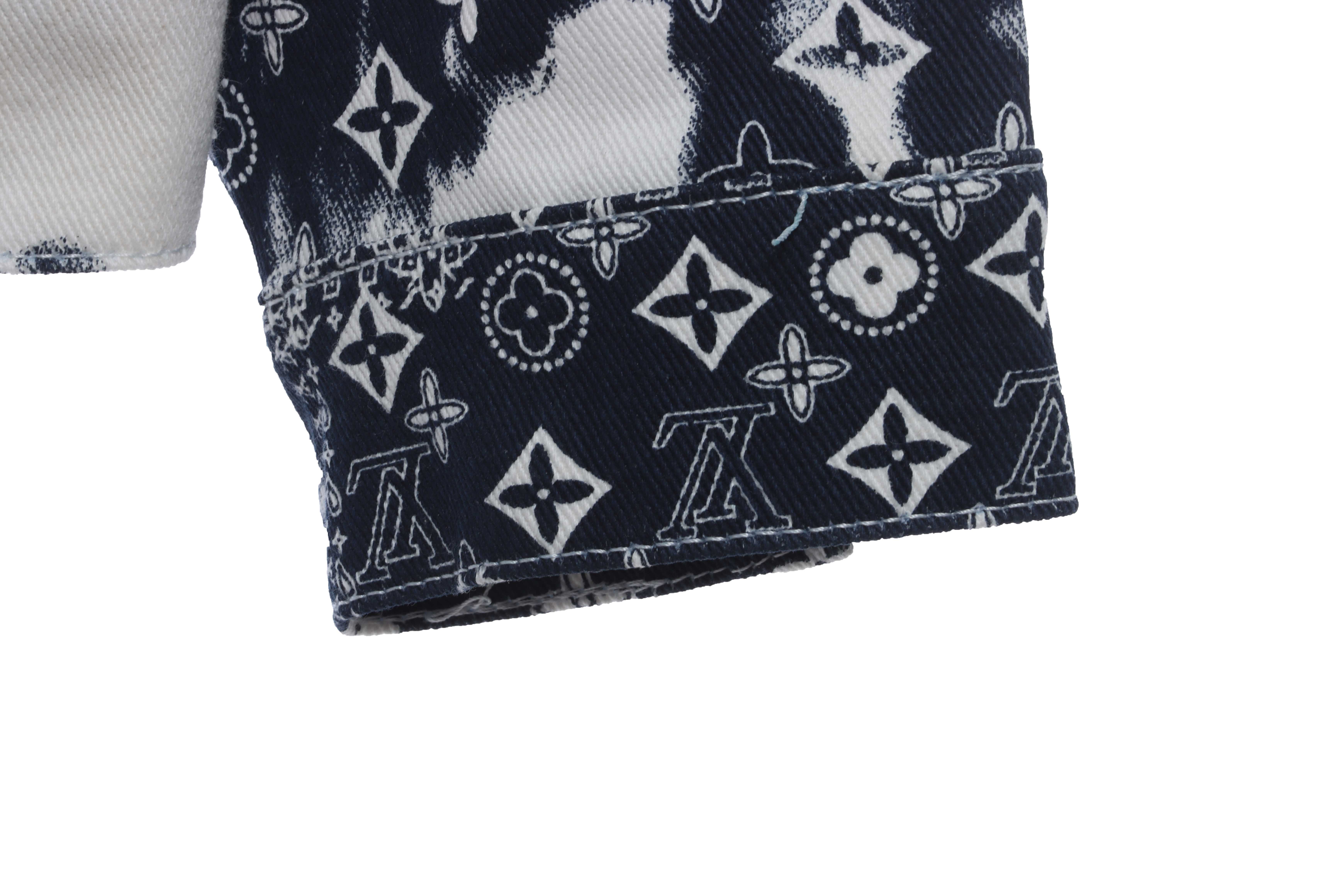 Louis Vuitton Tie-Dye Paisley Denim Jacket