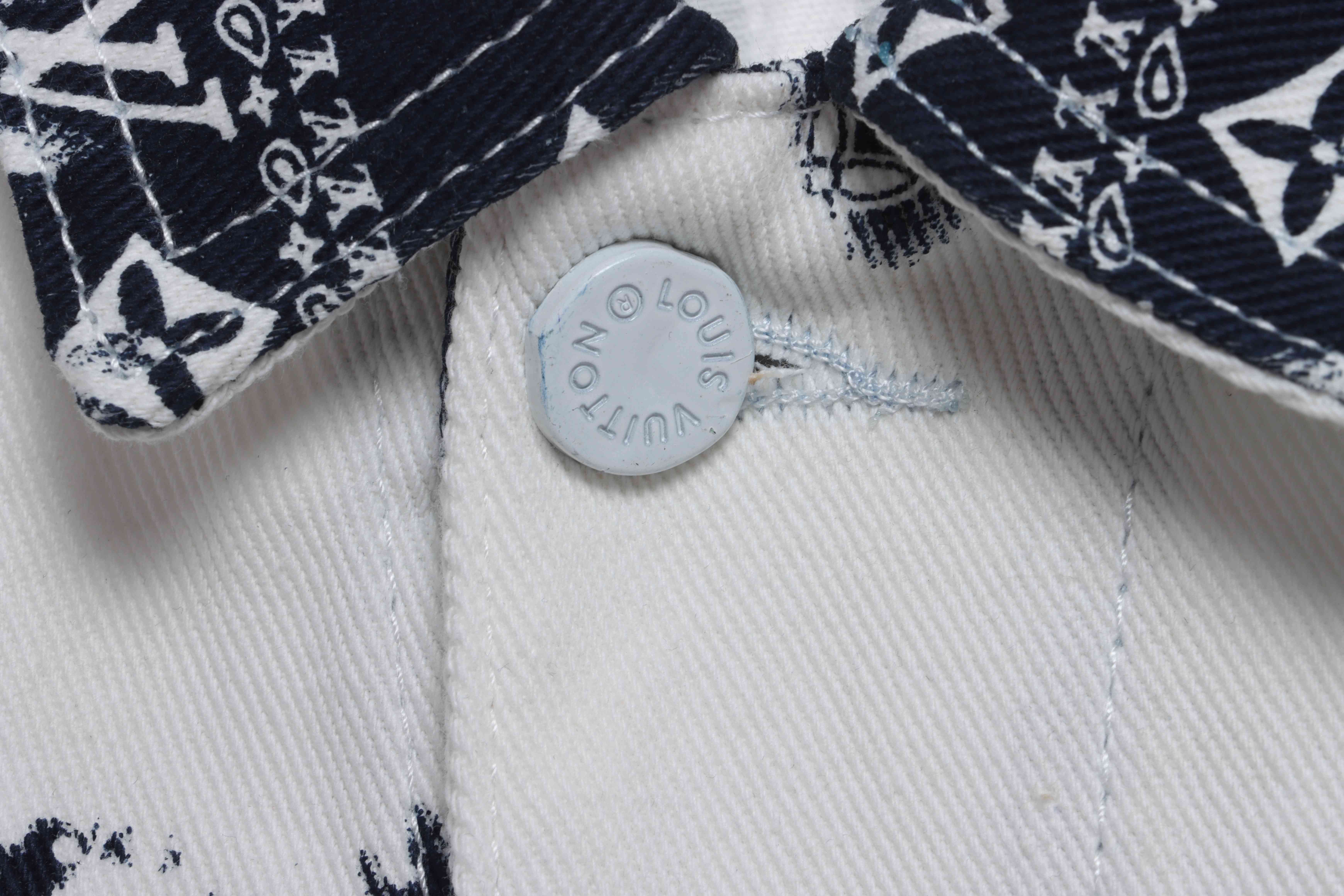 Louis Vuitton Tie-Dye Paisley Denim Jacket