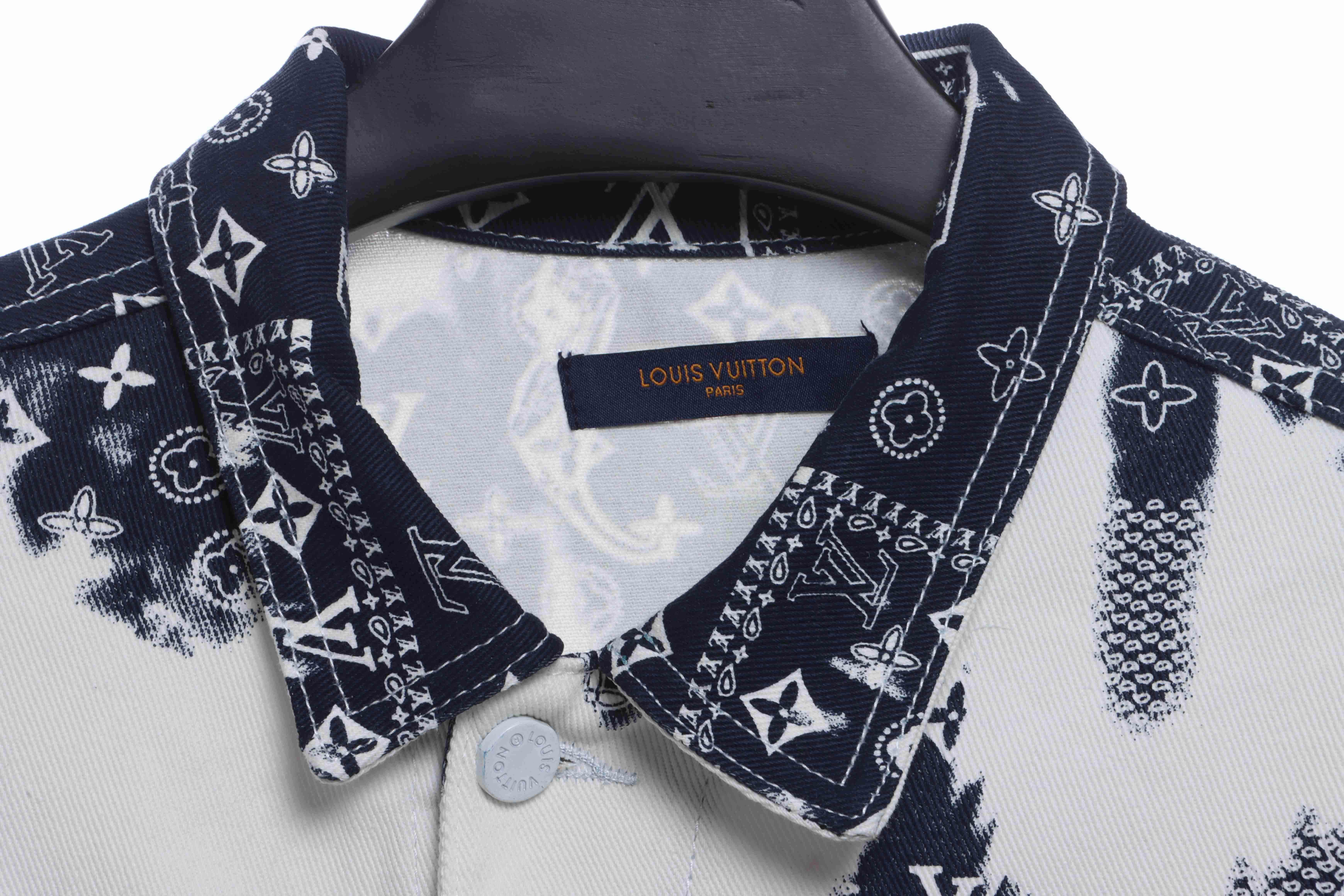 Louis Vuitton Tie-Dye Paisley Denim Jacket