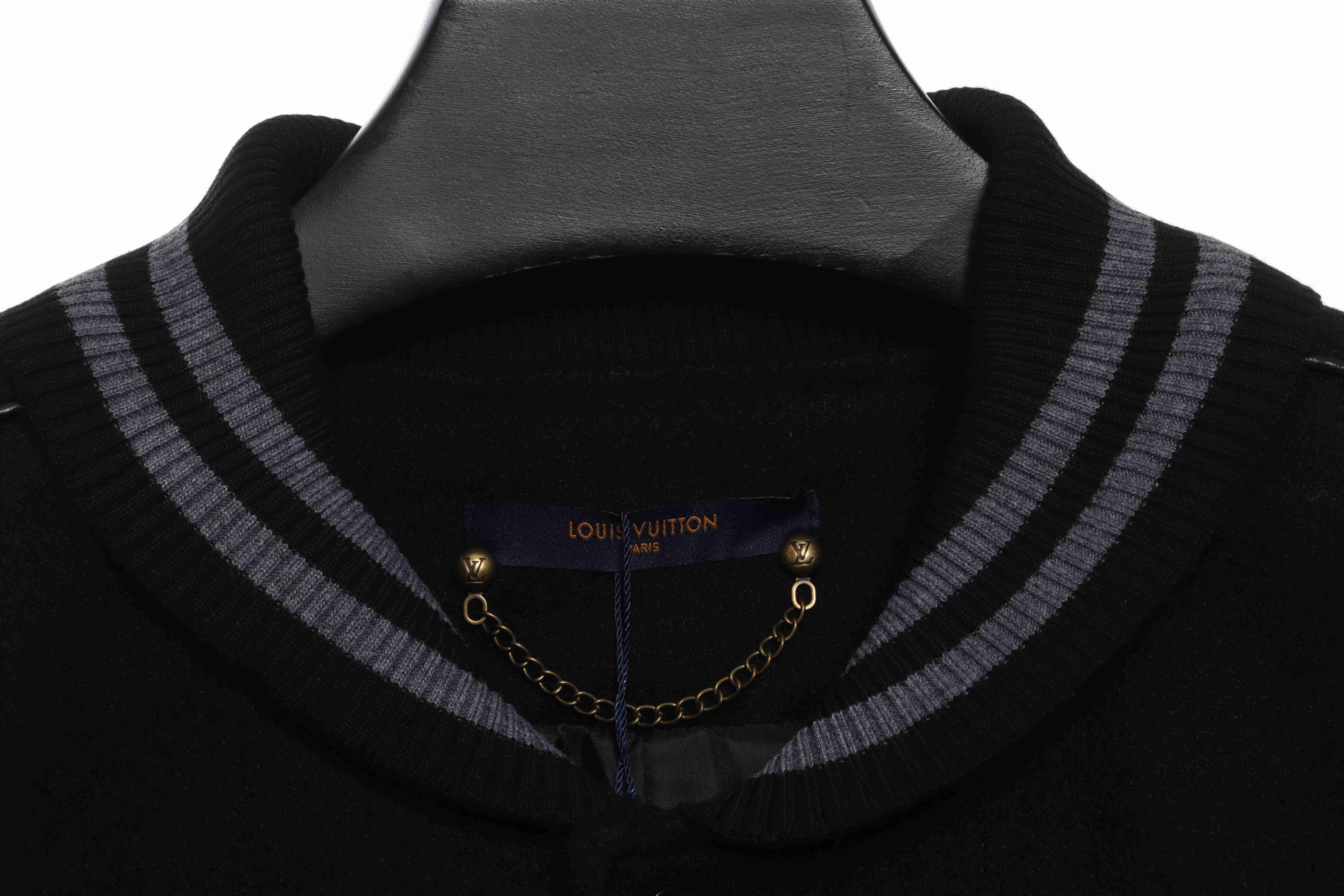Louis Vuitton Towel Embroidery And Fur Jacket