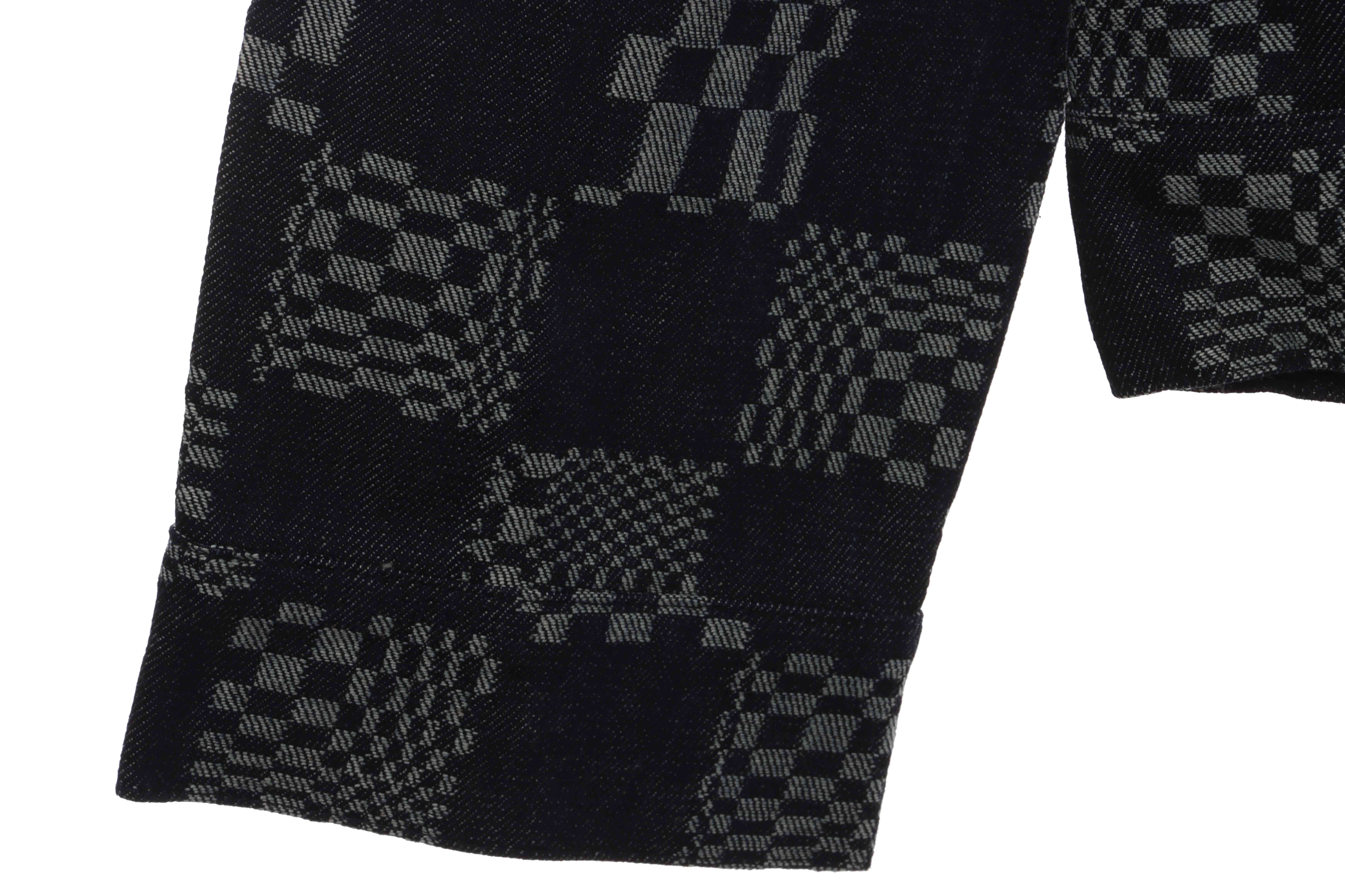 Louis Vuitton Twisted Checkerboard Denim Jacket