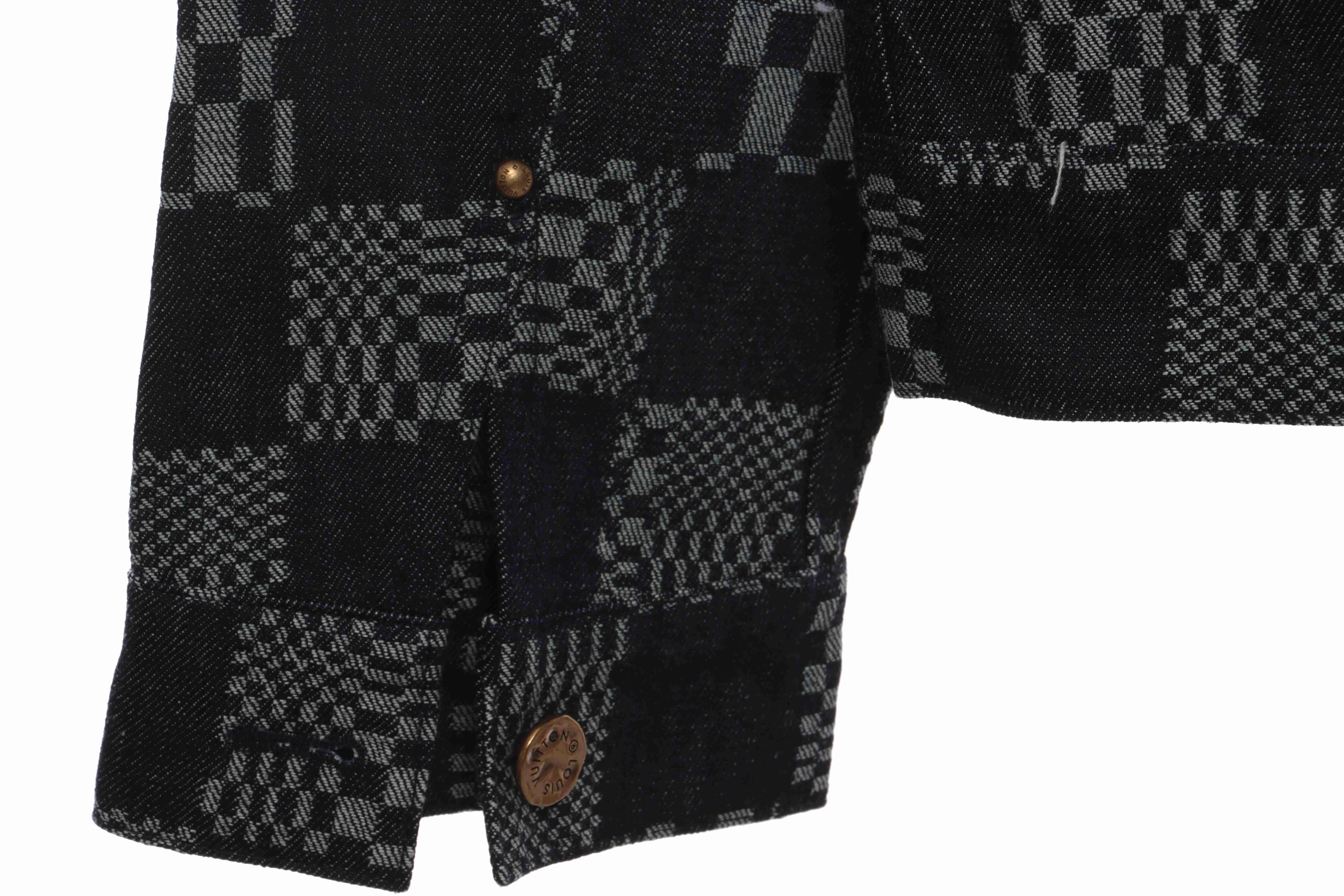 Louis Vuitton Twisted Checkerboard Denim Jacket