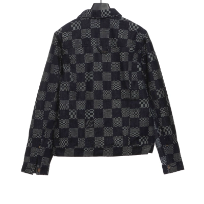 Louis Vuitton Twisted Checkerboard Denim Jacket 02