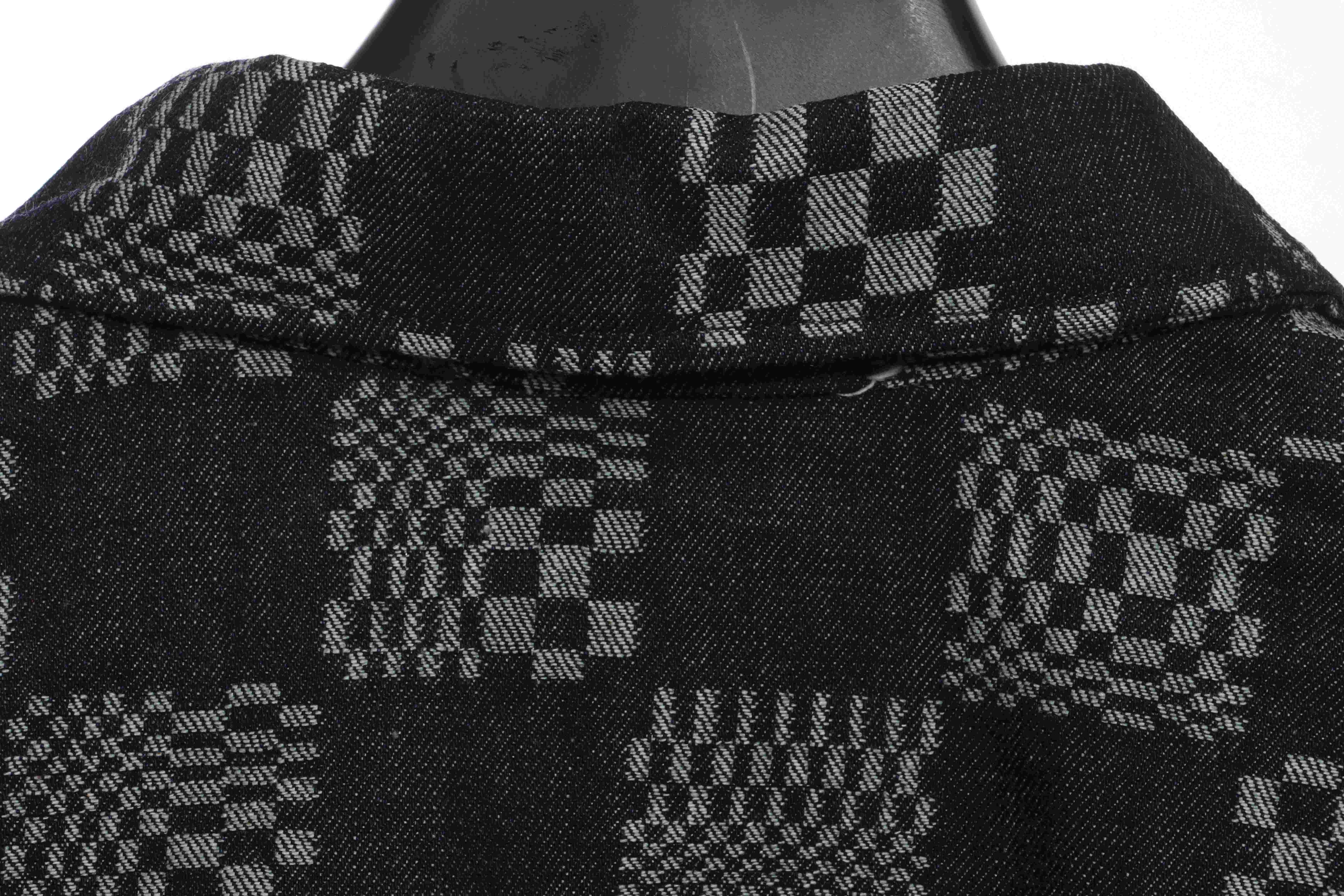 Louis Vuitton Twisted Checkerboard Denim Jacket
