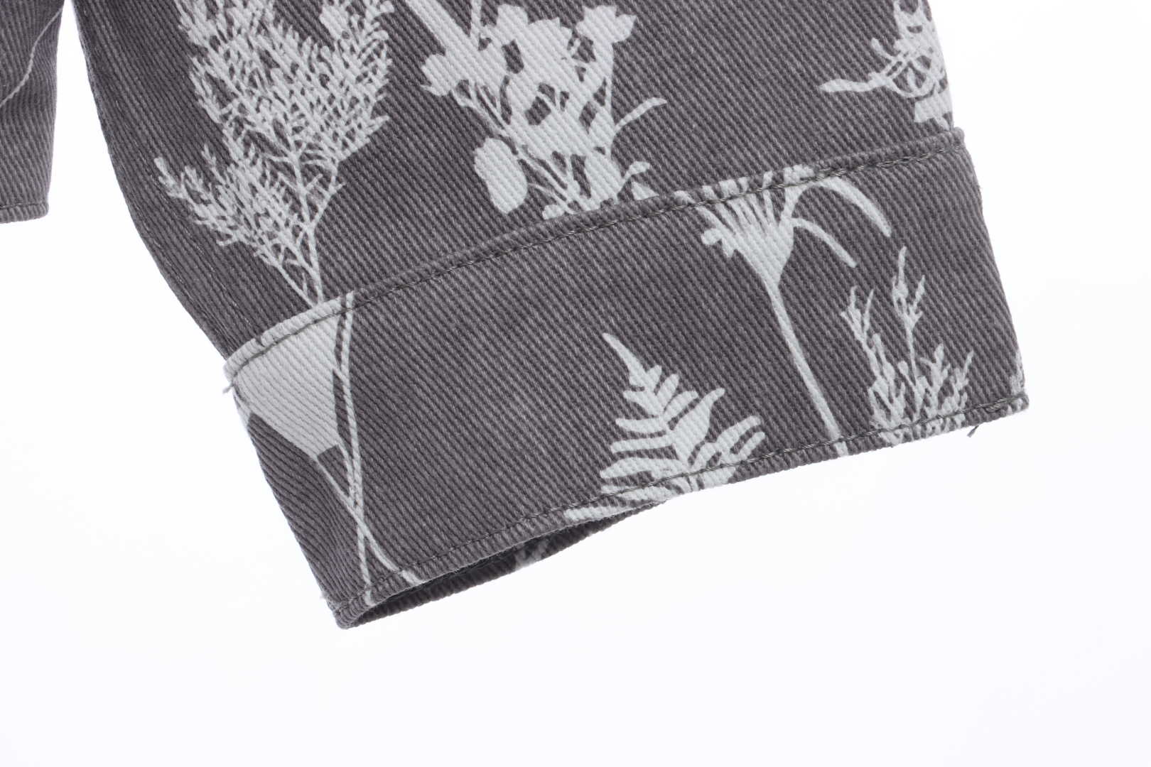 Louis Vuitton Wheat Ears Print Denim Jacket