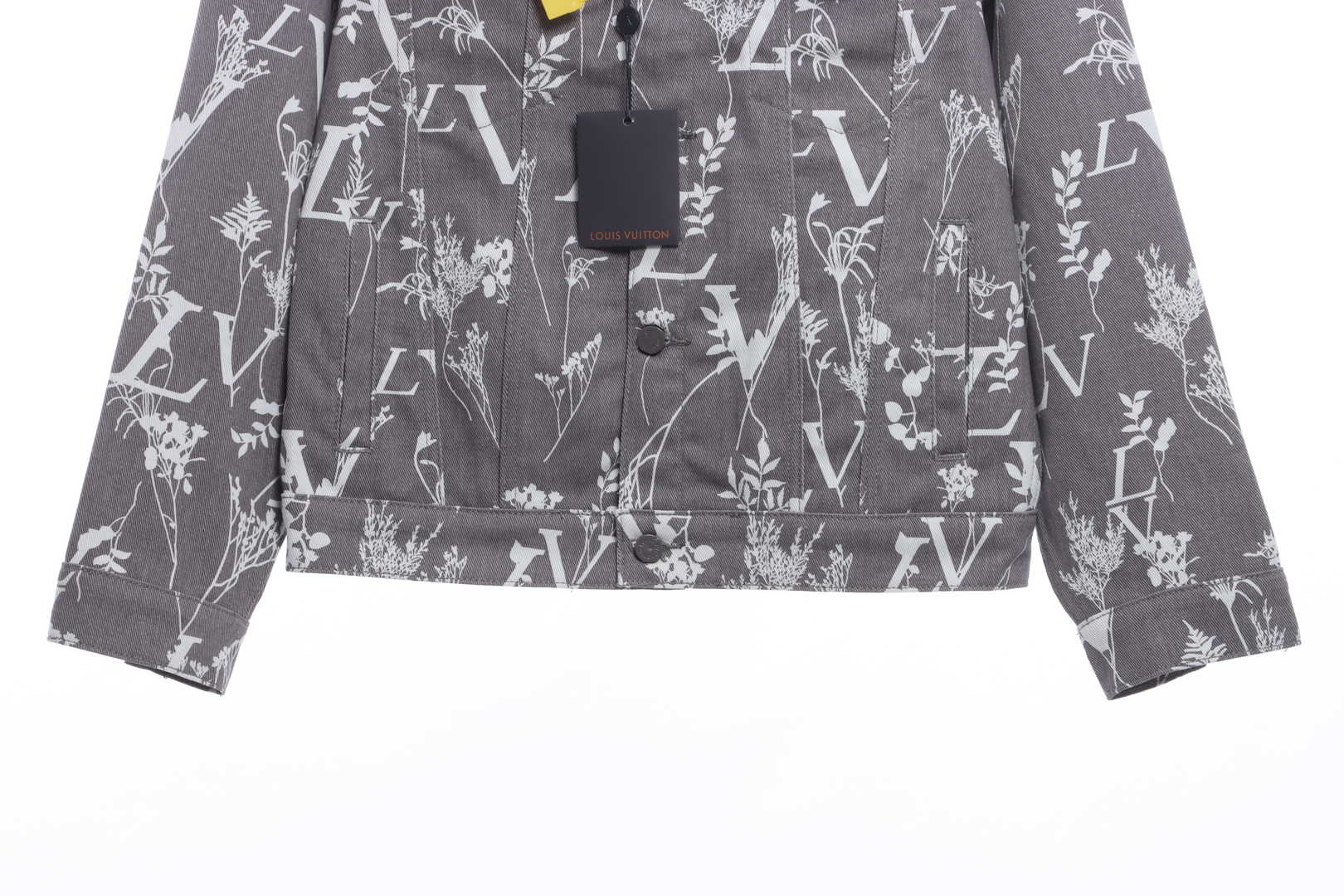 Louis Vuitton Wheat Ears Print Denim Jacket