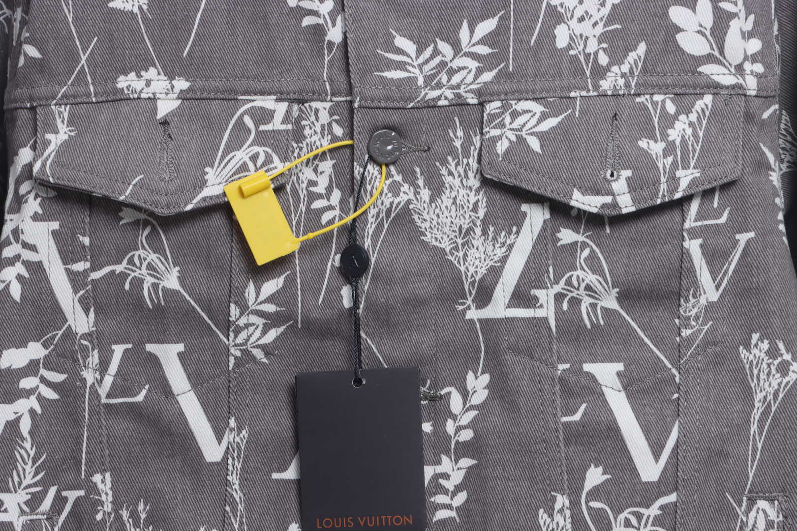 Louis Vuitton Wheat Ears Print Denim Jacket