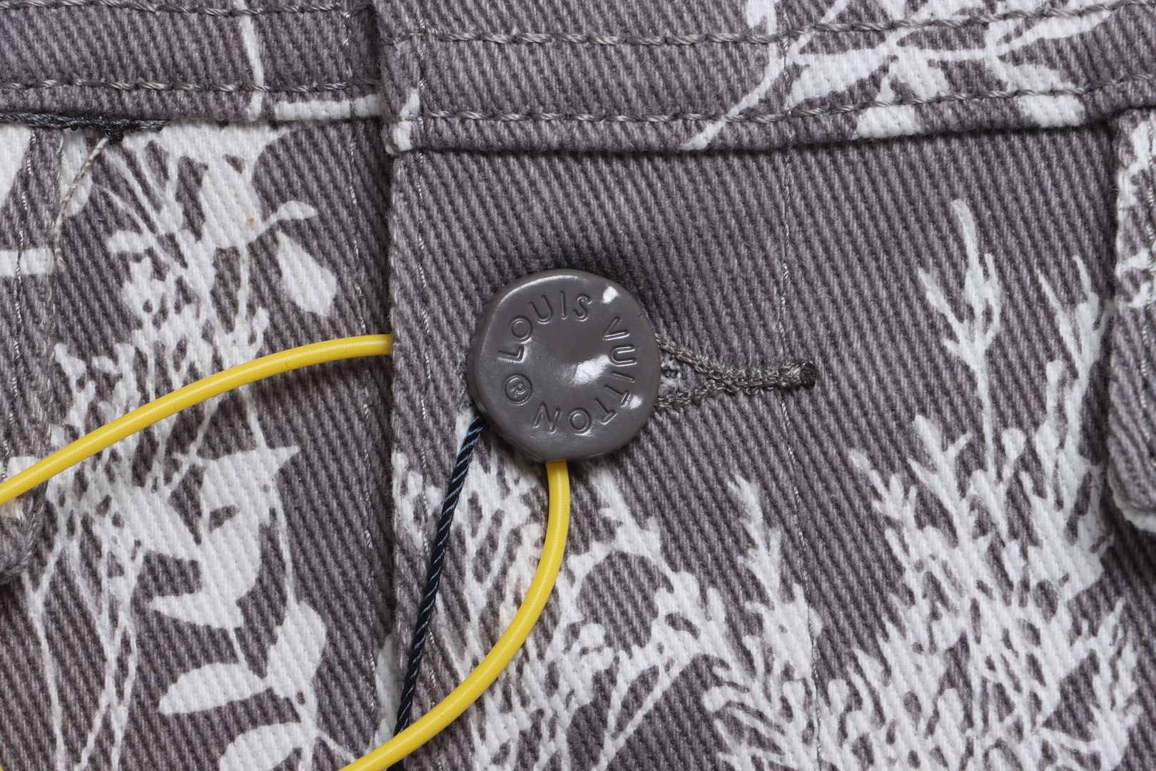 Louis Vuitton Wheat Ears Print Denim Jacket