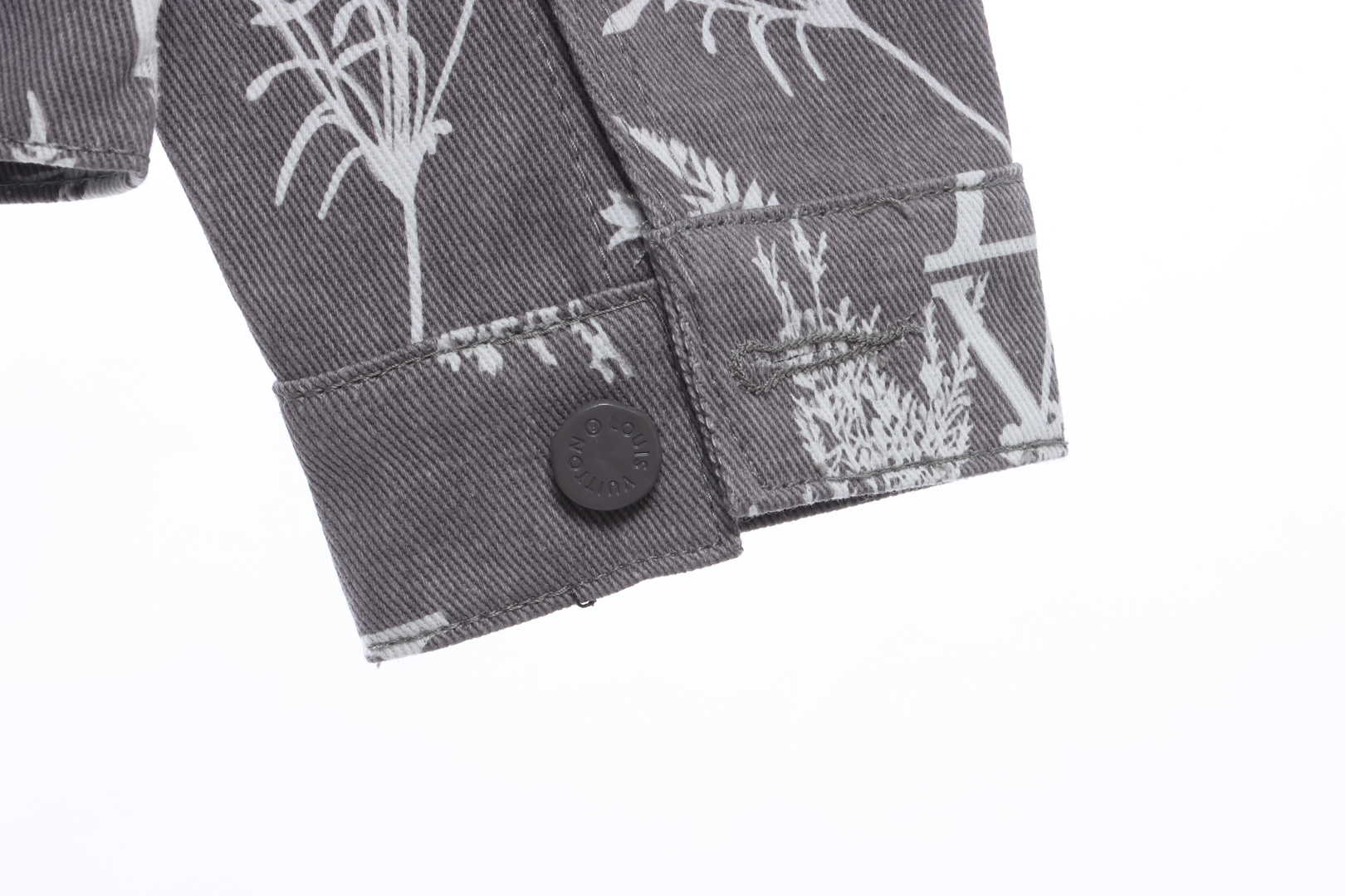 Louis Vuitton Wheat Ears Print Denim Jacket