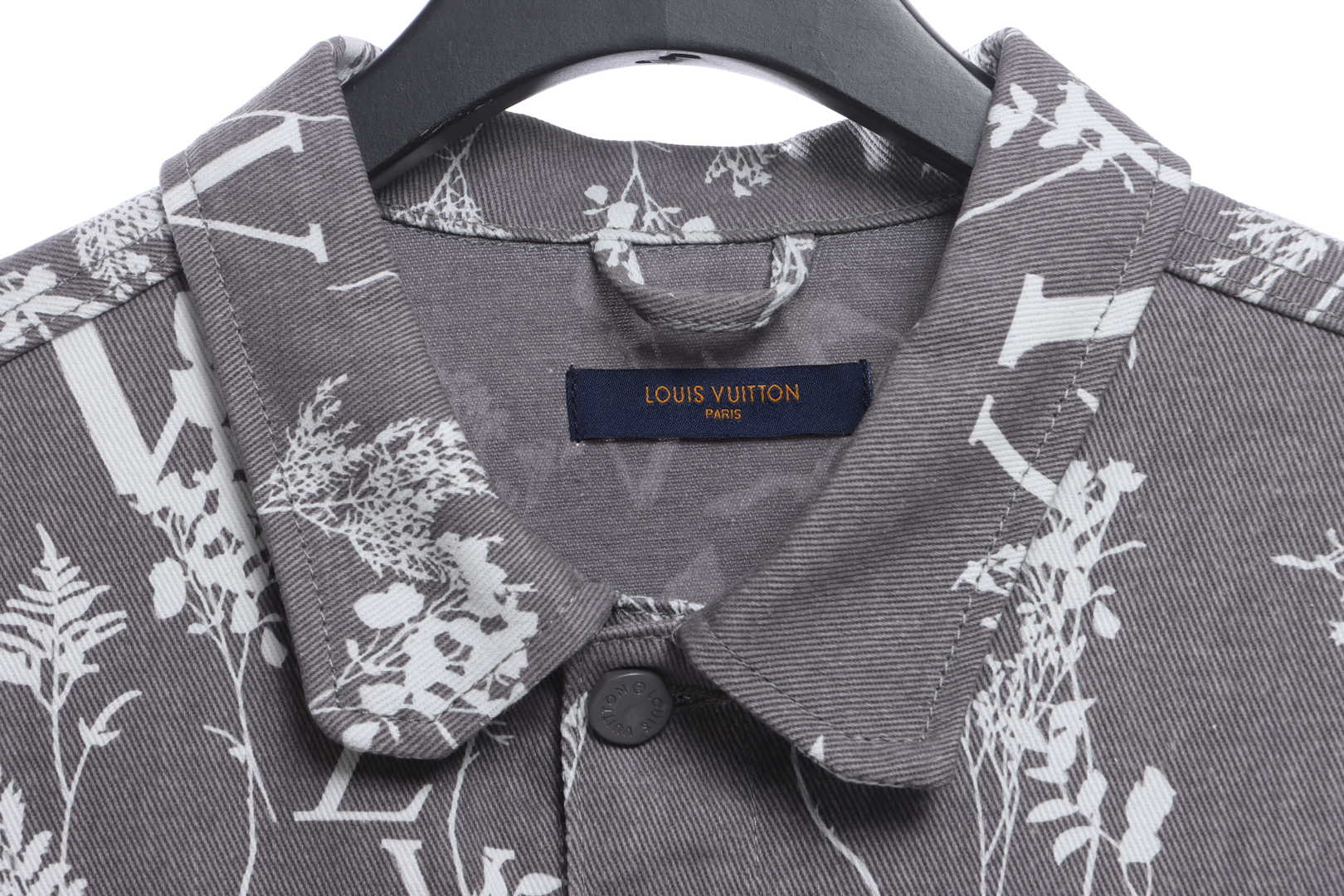 Louis Vuitton Wheat Ears Print Denim Jacket