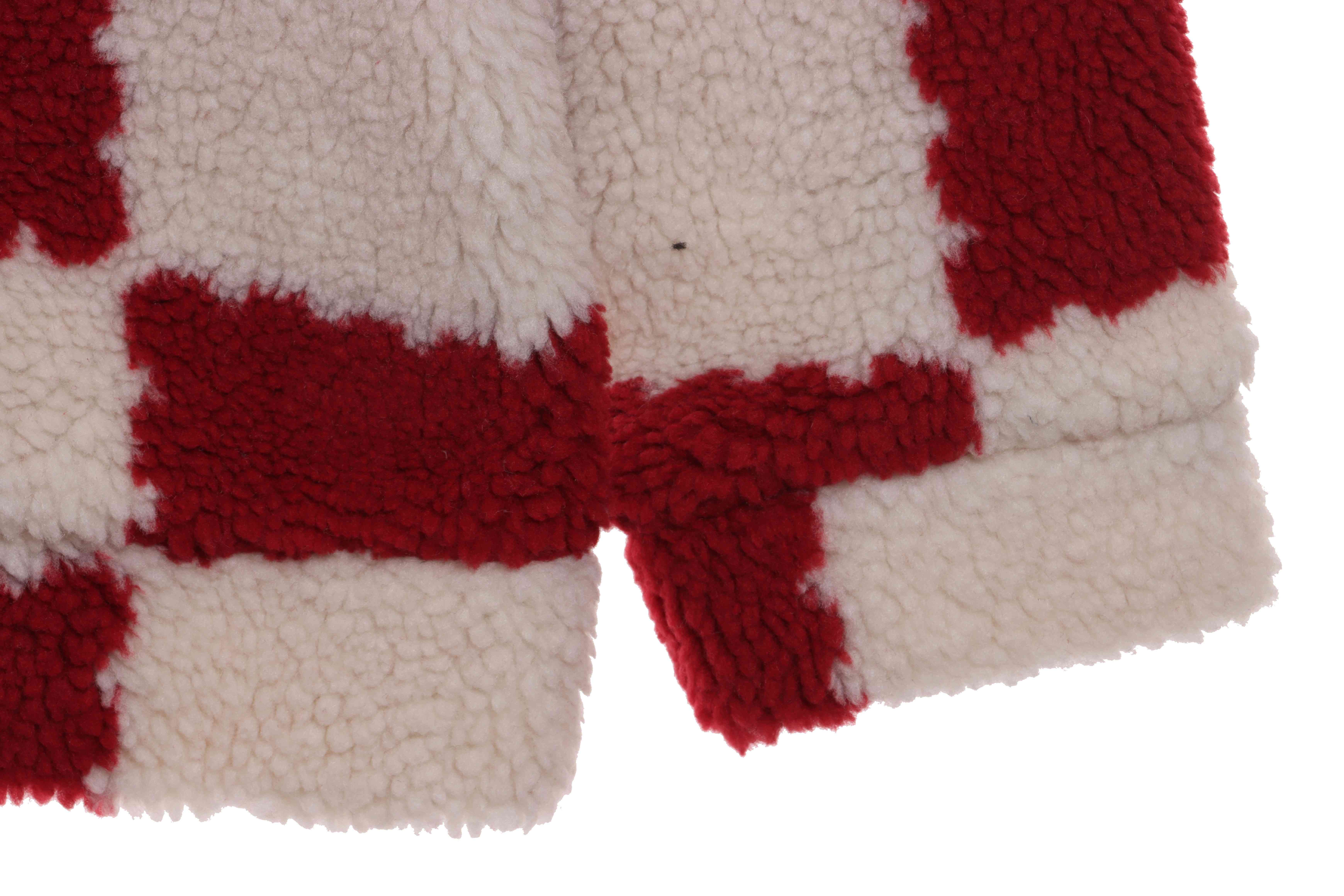 Louis Vuitton x NIGO Checkerboard Cashmere Jacket Red