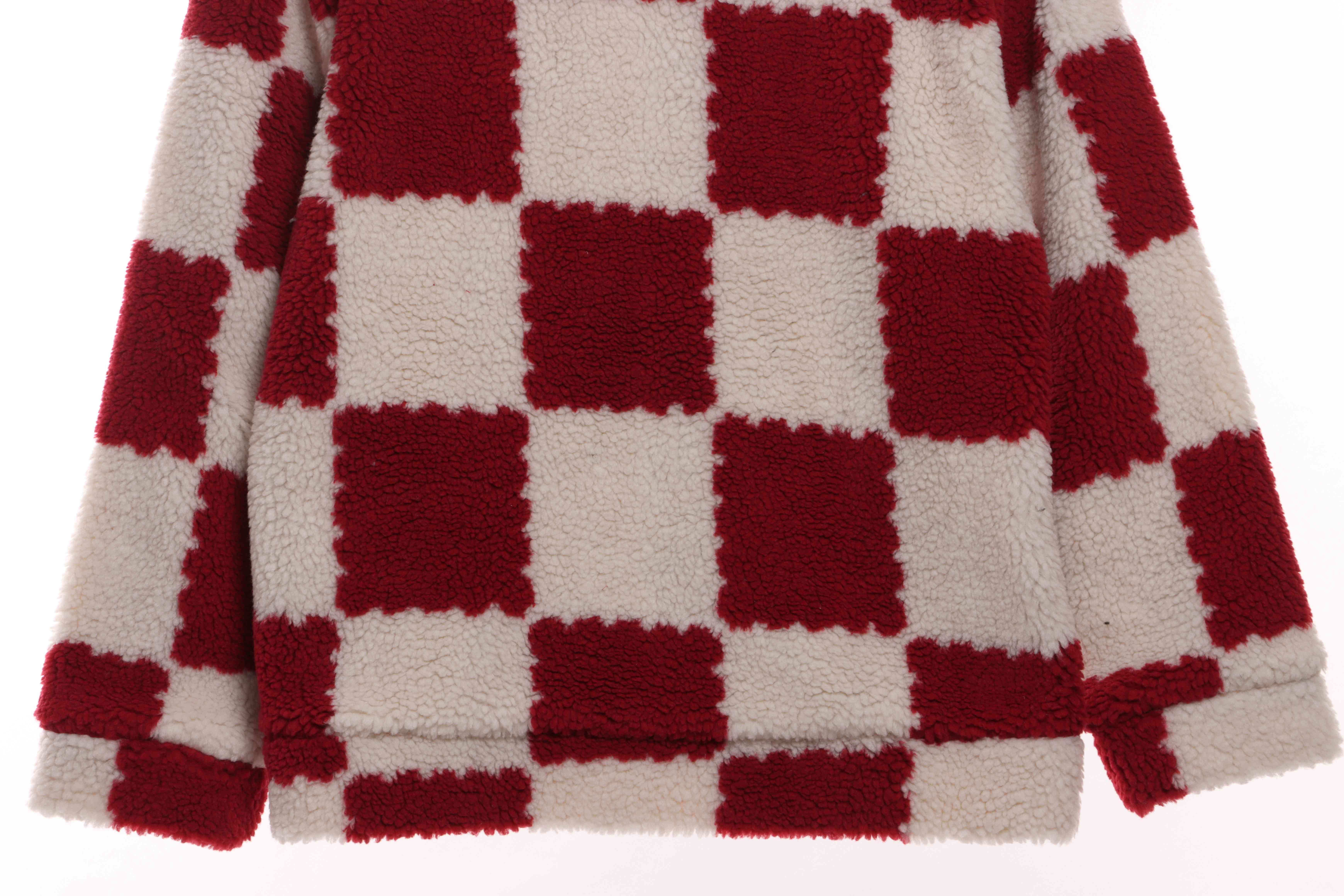 Louis Vuitton x NIGO Checkerboard Cashmere Jacket Red