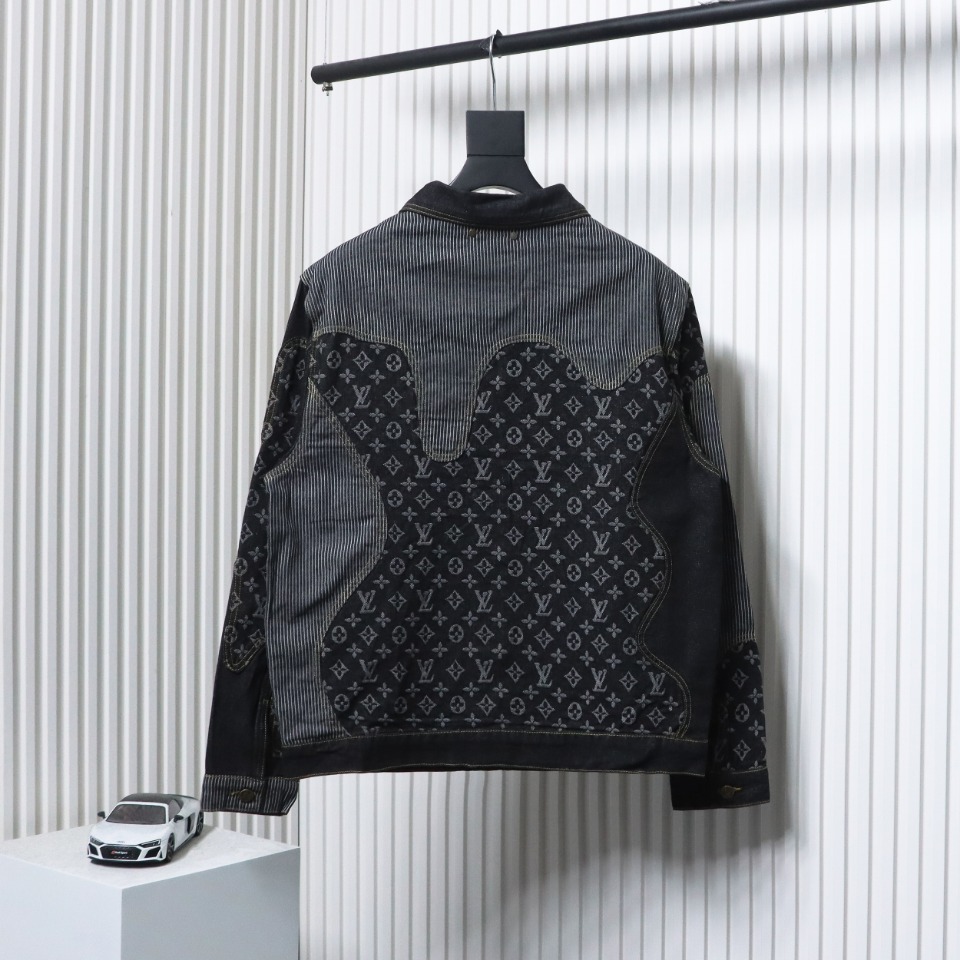 Louis Vuitton x NIGO Patchwork Contrast Denim Jacket