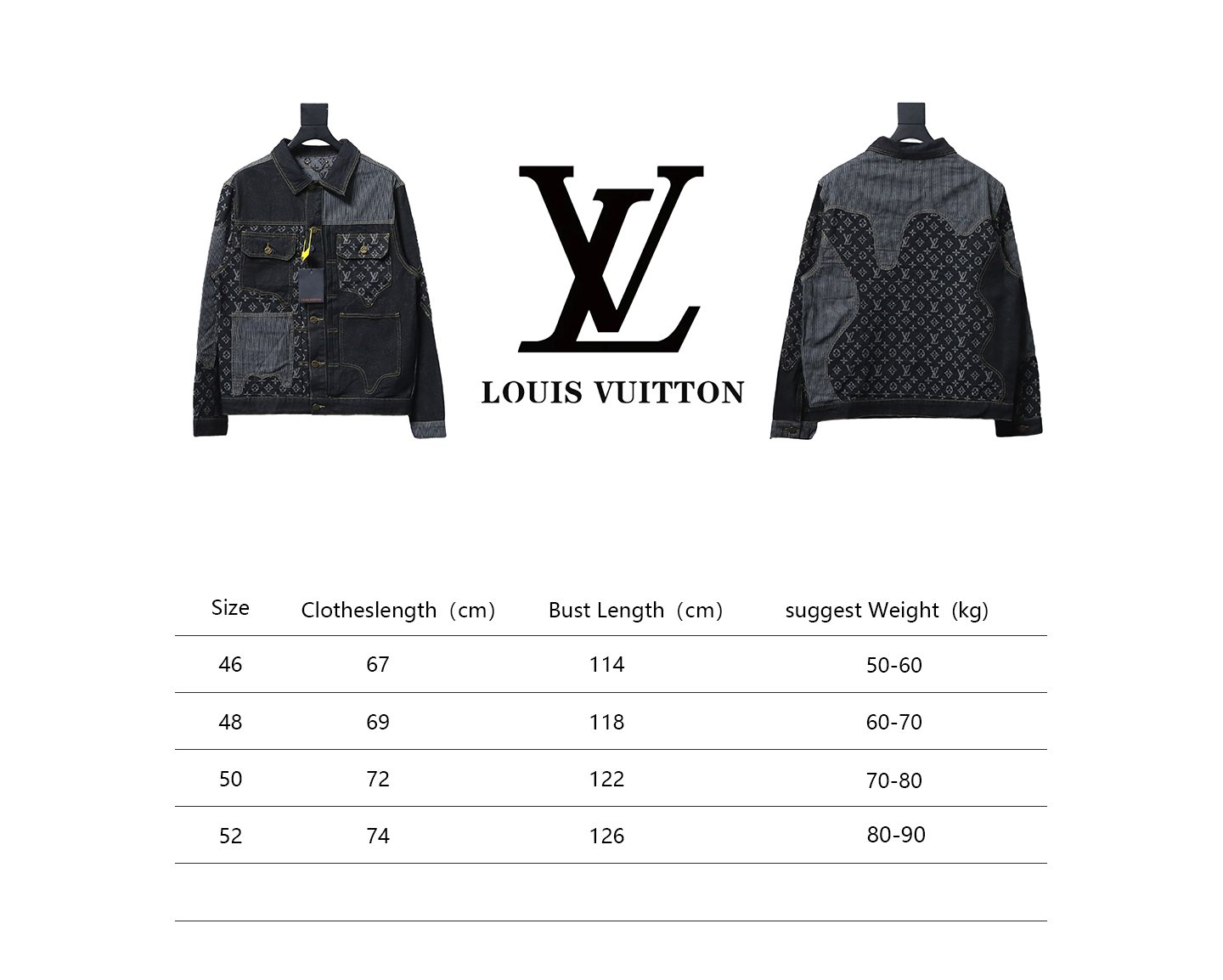 Louis Vuitton x NIGO Patchwork Contrast Denim Jacket
