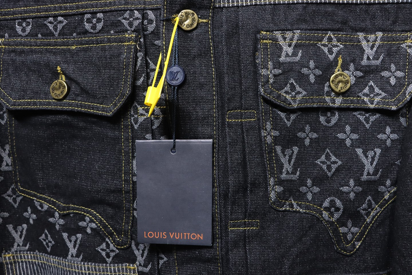 Louis Vuitton x NIGO Patchwork Contrast Denim Jacket