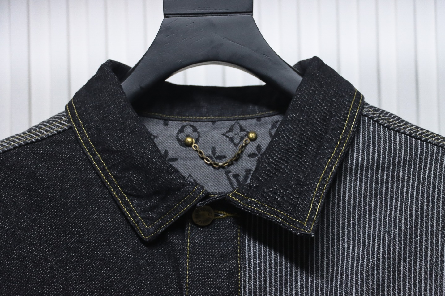 Louis Vuitton x NIGO Patchwork Contrast Denim Jacket