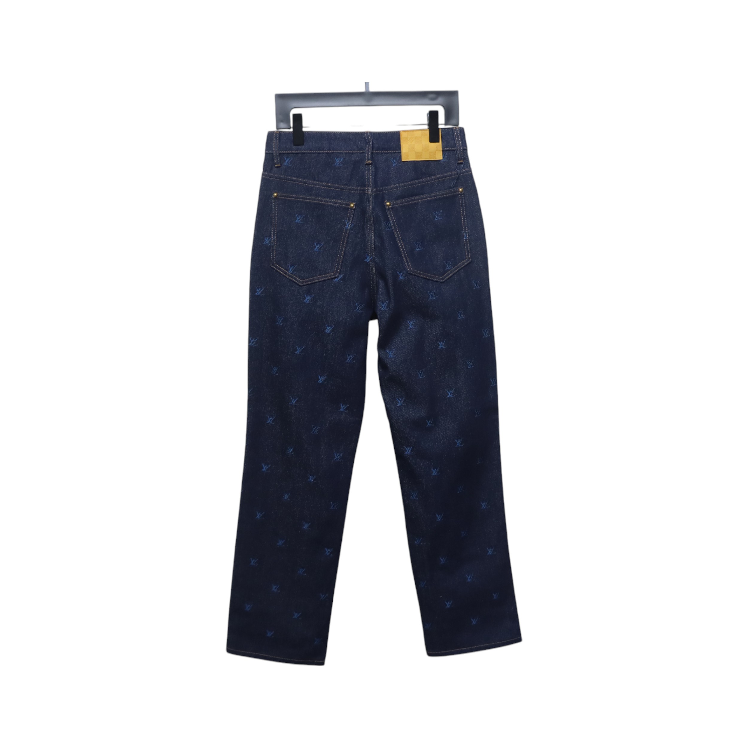 Louis Vuitton 24 Styles Of Logo Embroidered Denim Trousers