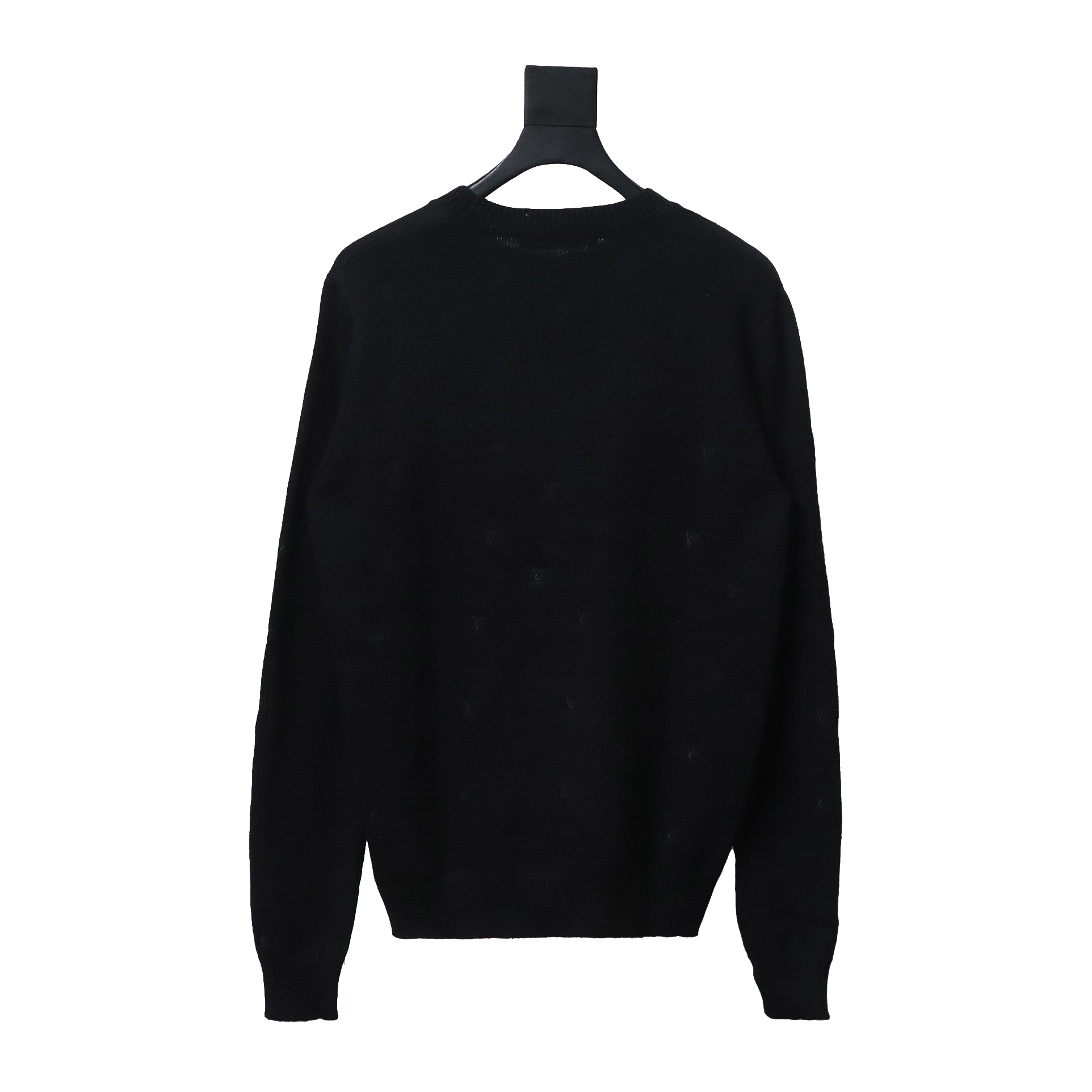 Louis Vuitton 24FW All Over Embroidered Sweater Black