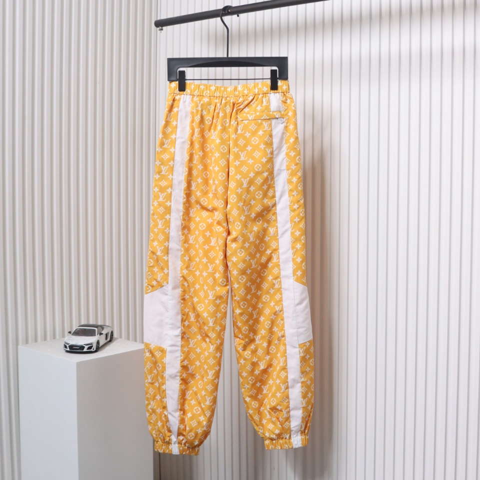 Louis Vuitton 24Fw All Over Print Monogram Contrast Color Trousers
