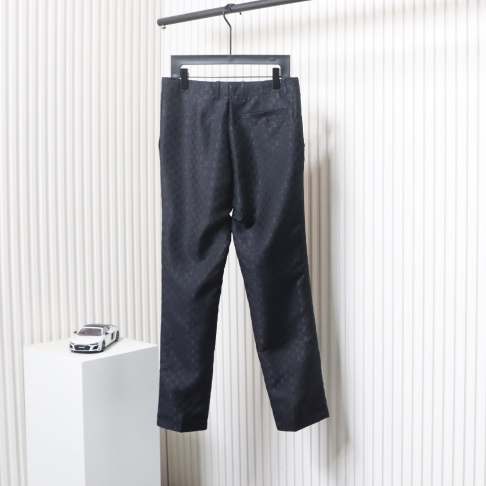 Louis Vuitton 24FW All Over Printed Dark Pattern Trousers