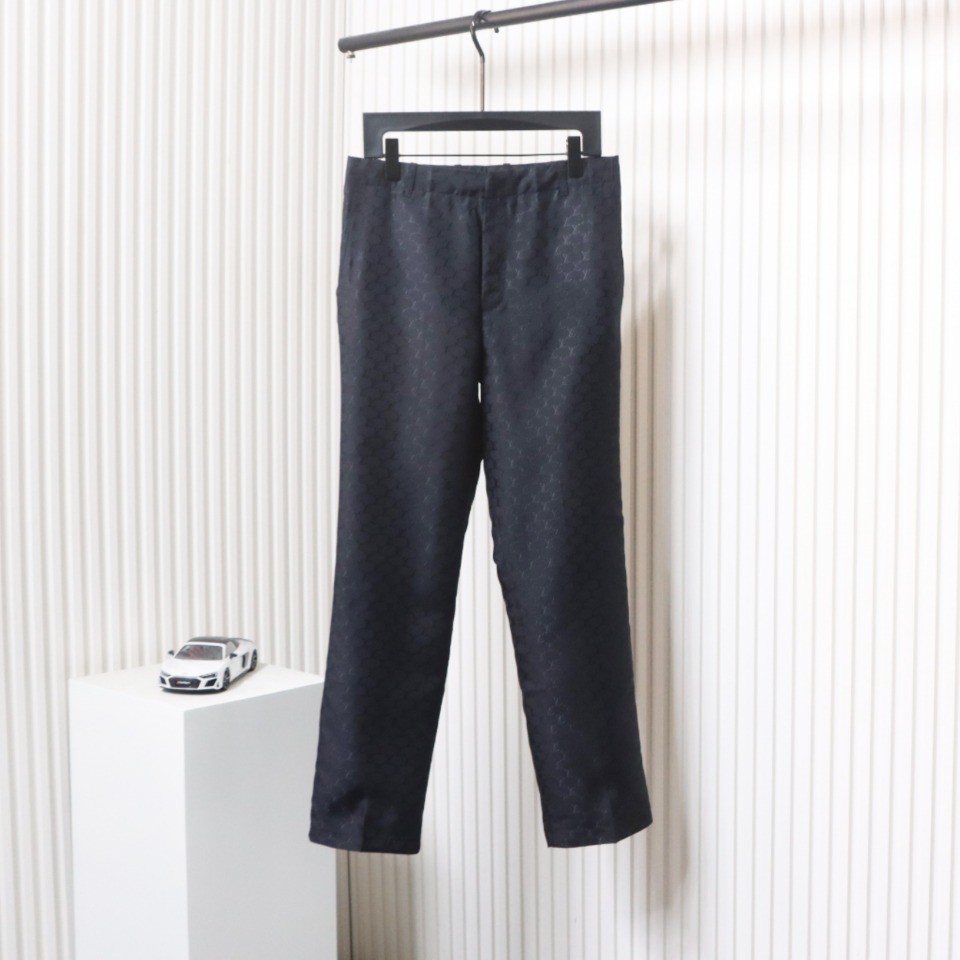 Louis Vuitton 24FW All Over Printed Dark Pattern Trousers