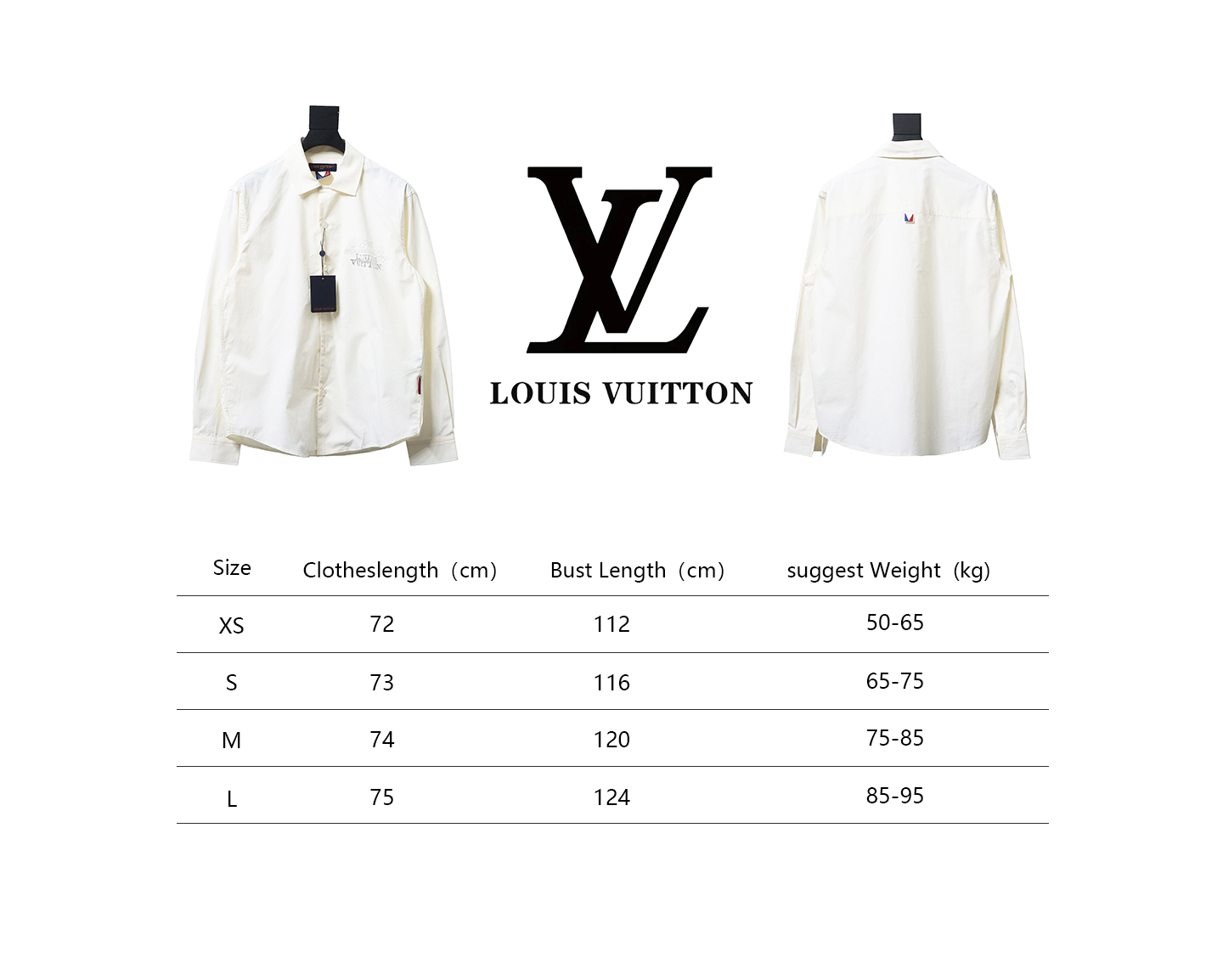 Louis Vuitton 24FW Bead Embroidery Long Sleeve Shirt
