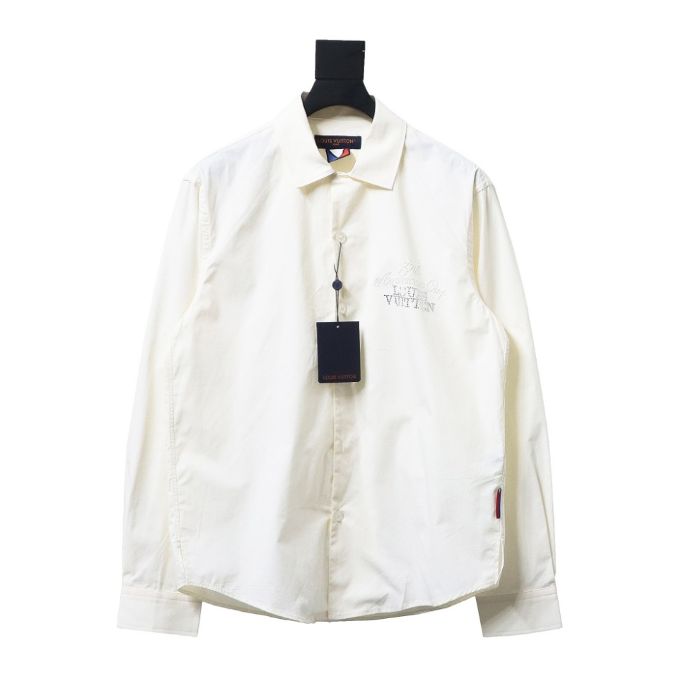 Louis Vuitton 24FW Bead Embroidery Long Sleeve Shirt