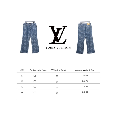 Louis Vuitton 24Fw Catwalk Style Monogram Jeans 02