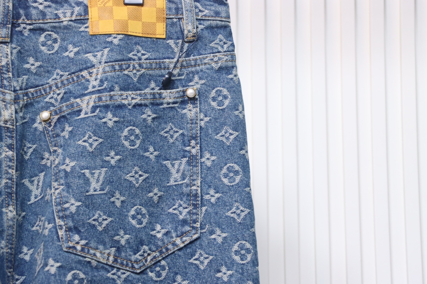 Louis Vuitton 24Fw Catwalk Style Monogram Jeans