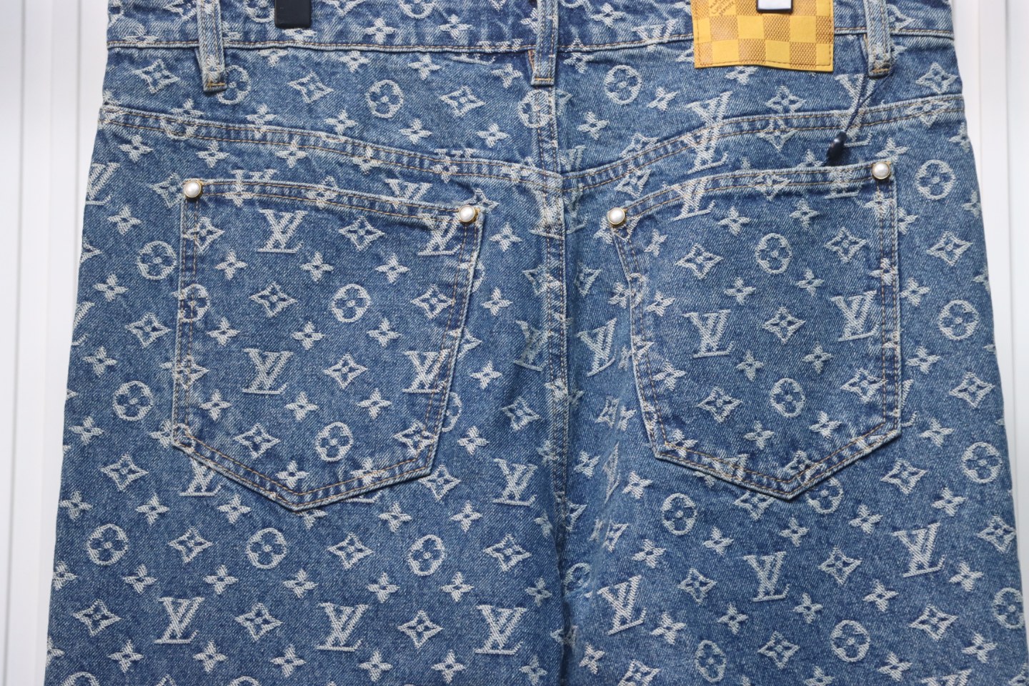 Louis Vuitton 24Fw Catwalk Style Monogram Jeans