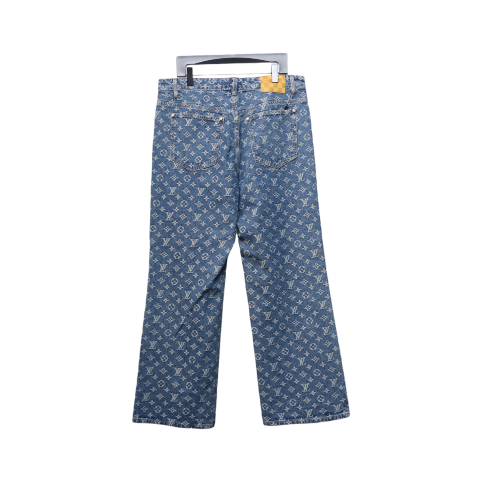 Louis Vuitton 24Fw Catwalk Style Monogram Jeans