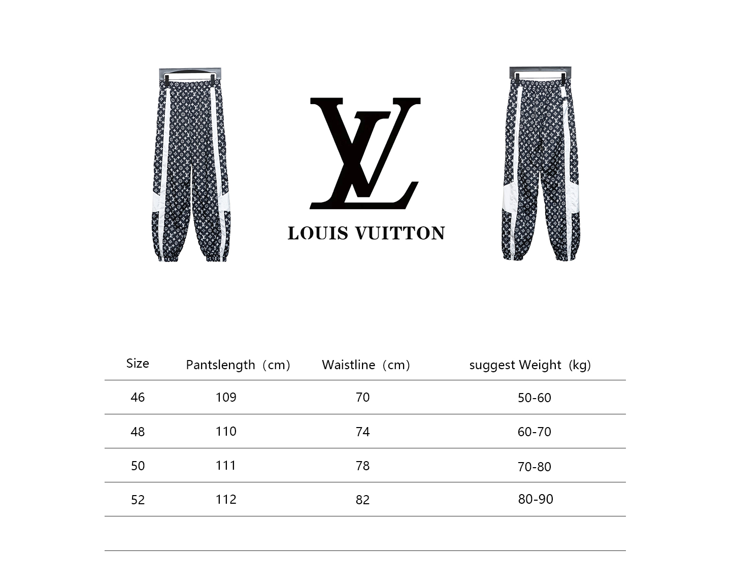 Louis Vuitton 24Fw Colorblock Monogram Sports Pants